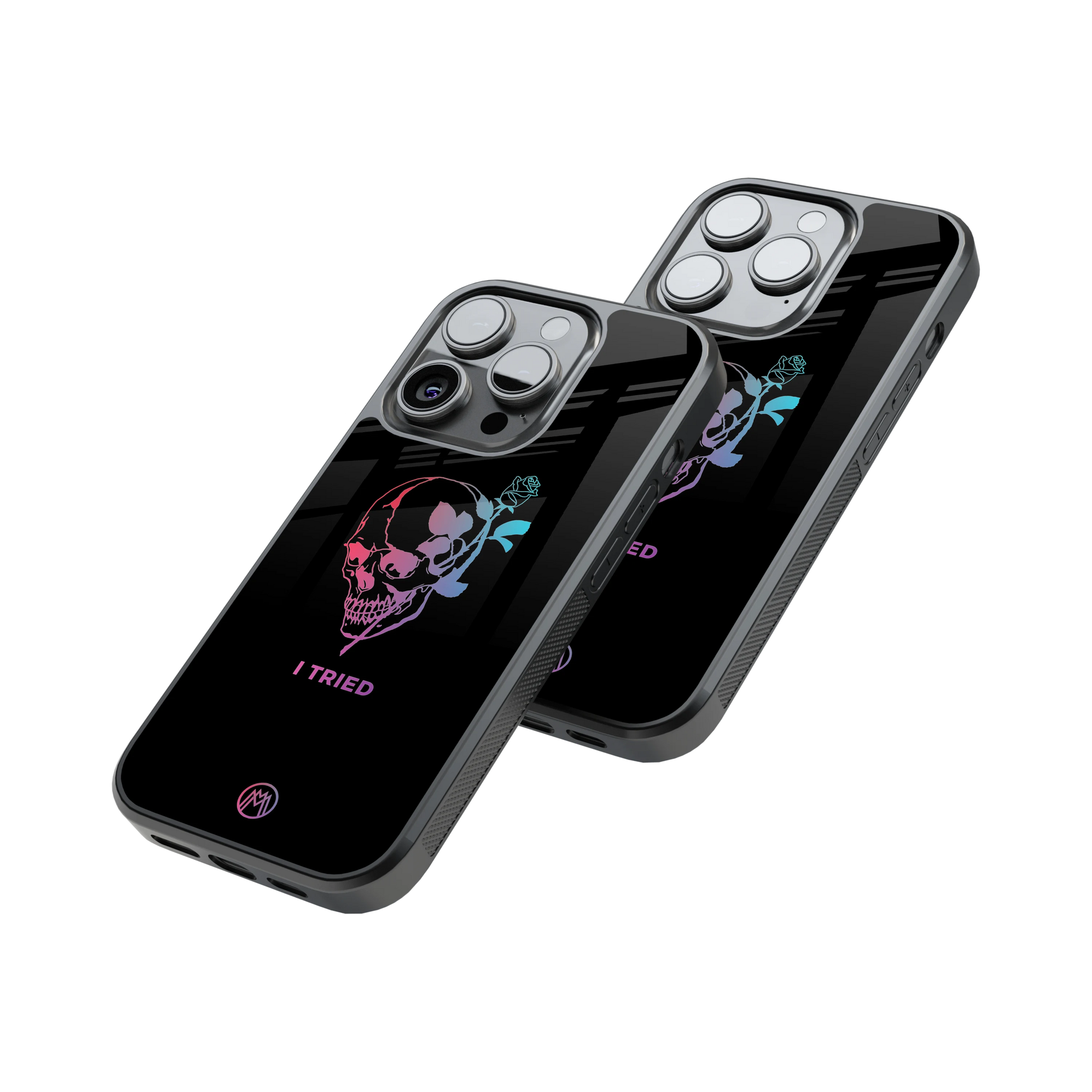 Protective Glass Back Phone Case Compatible with iPhone, Samsung, OnePlus, Pixel & More