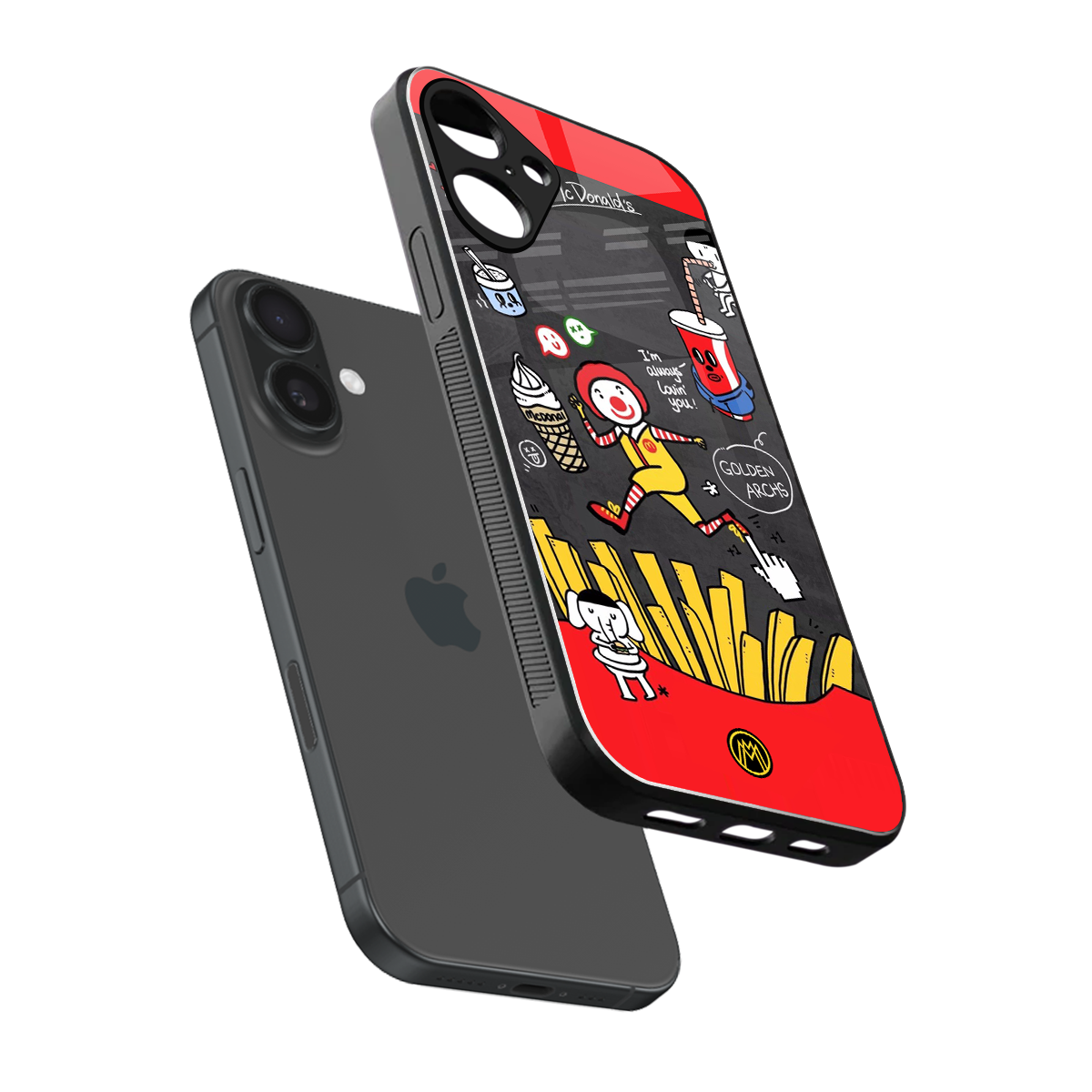 i'm always lovin' you back phone cover | glass case for iphone 16 plus