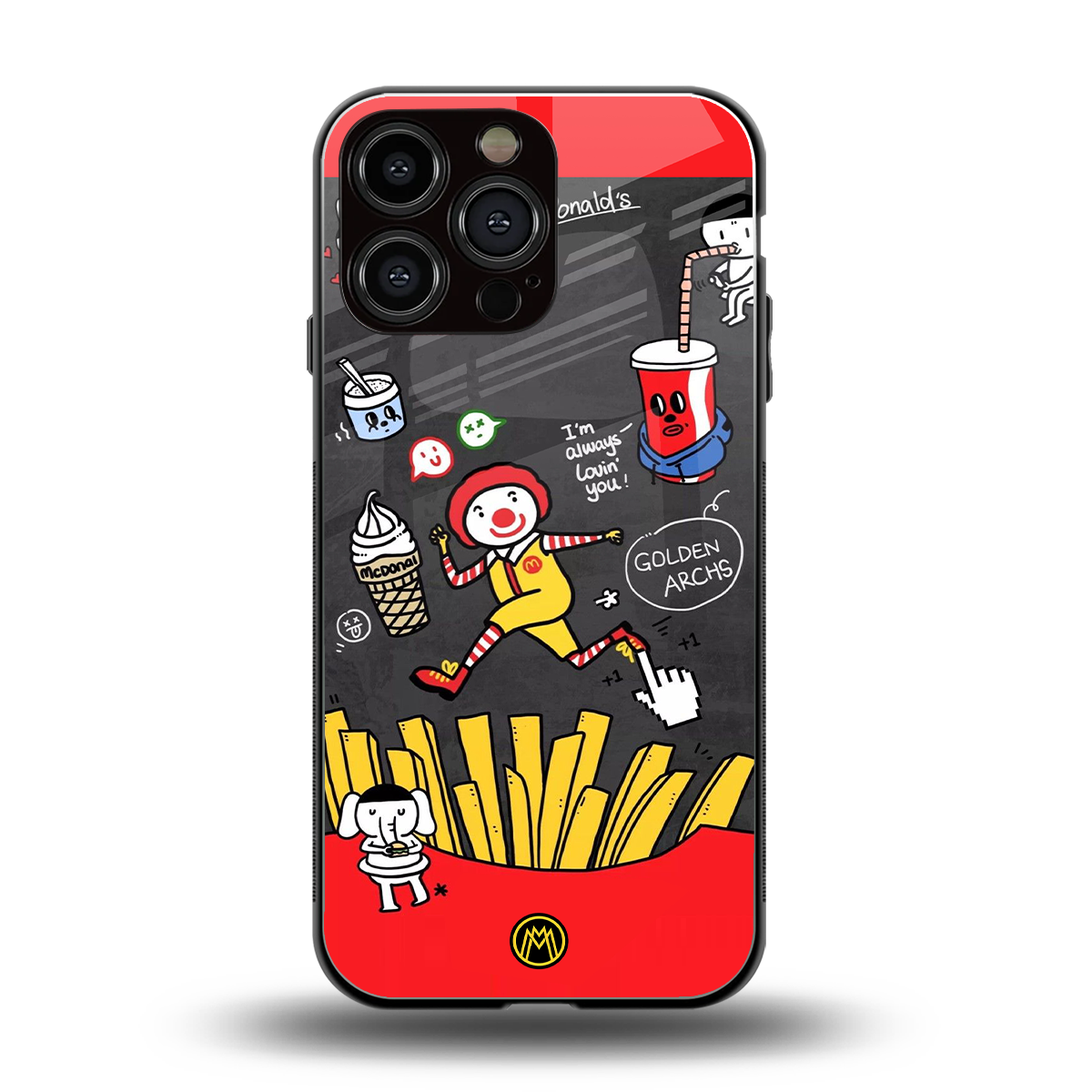 i'm always lovin' you back phone cover | glass case for iphone 16 pro max