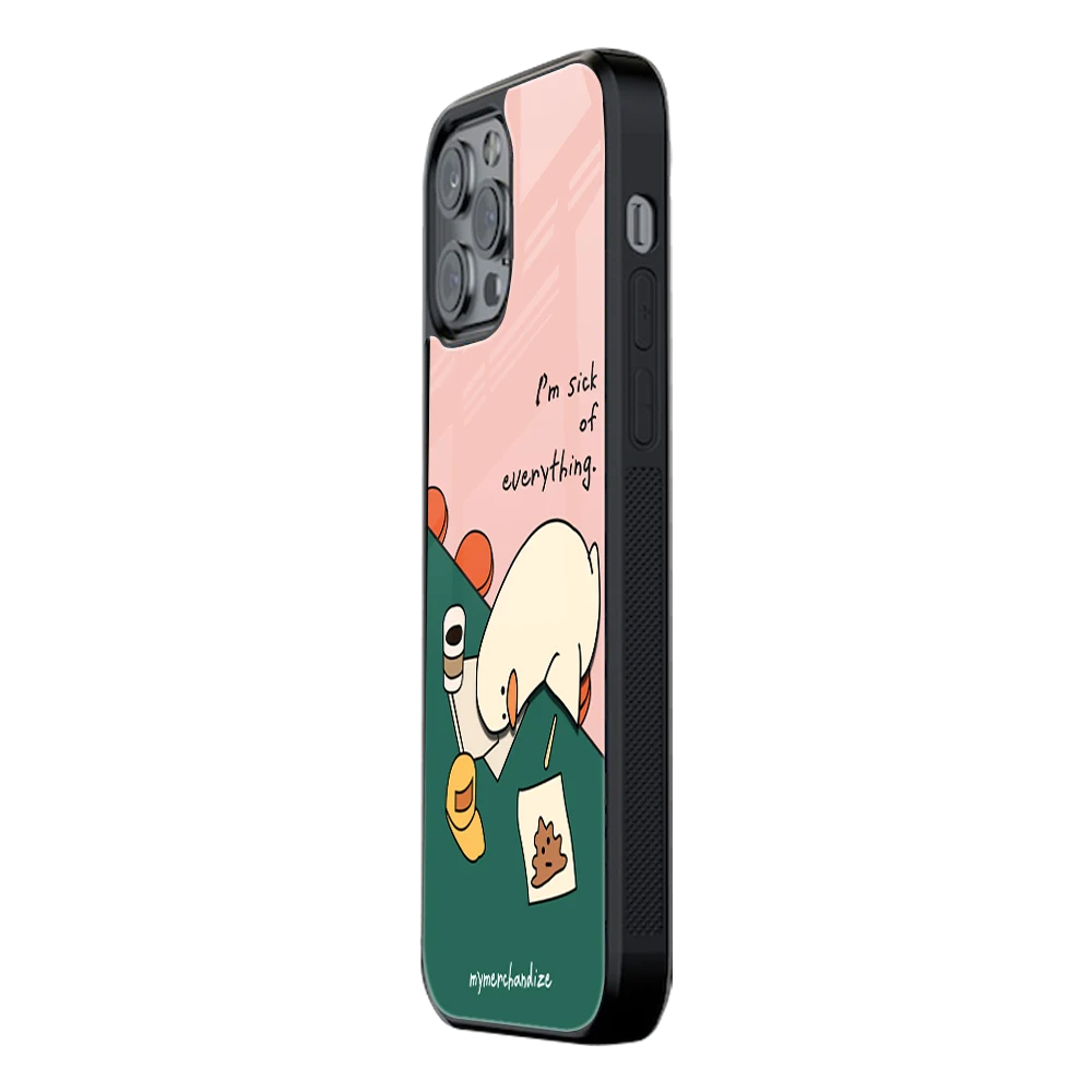 Slim Glass Back Phone Case for Multiple Brands โ iPhone, Samsung, Redmi, OnePlus, Oppo, Vivo