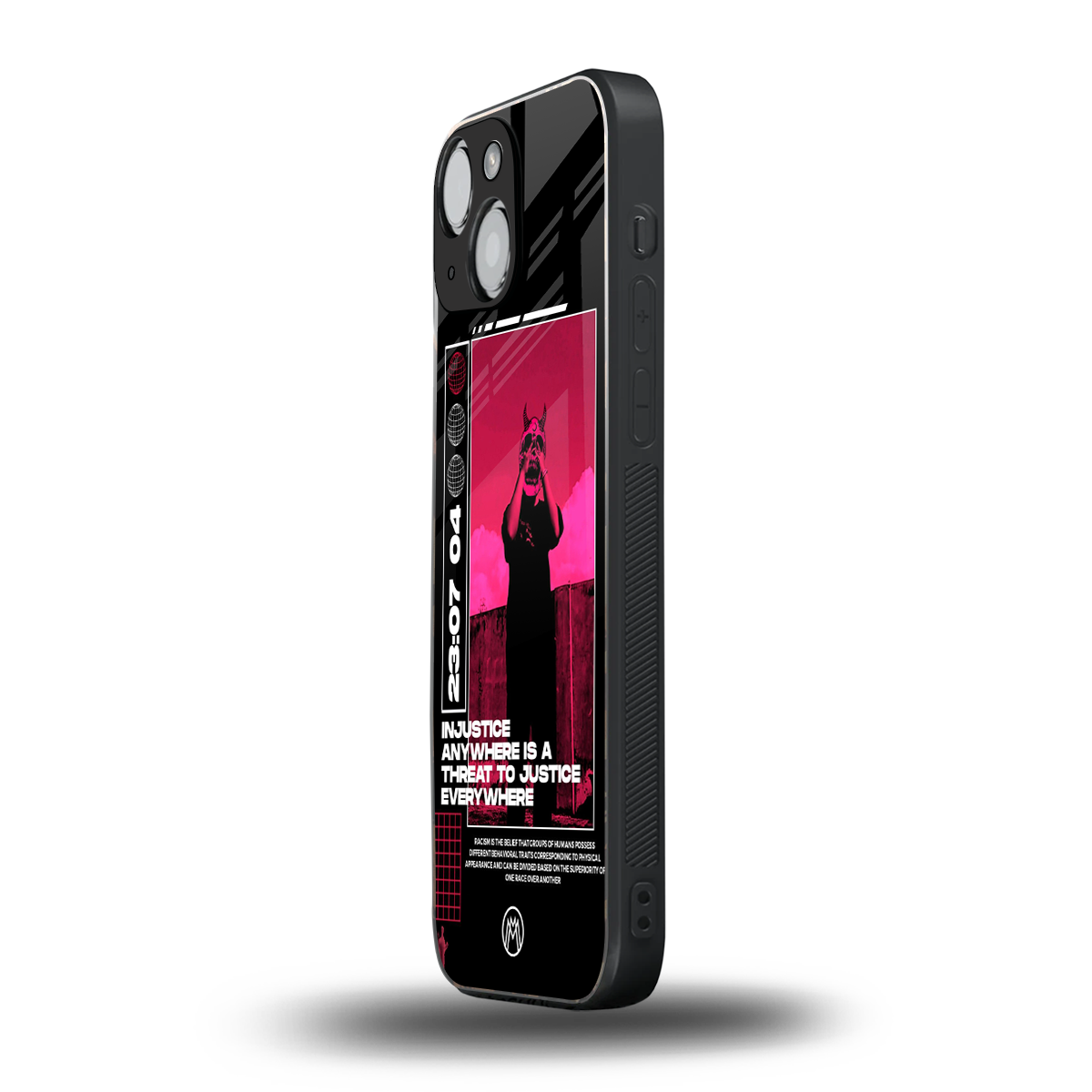 injustice back phone cover | glass case for iphone 13 mini