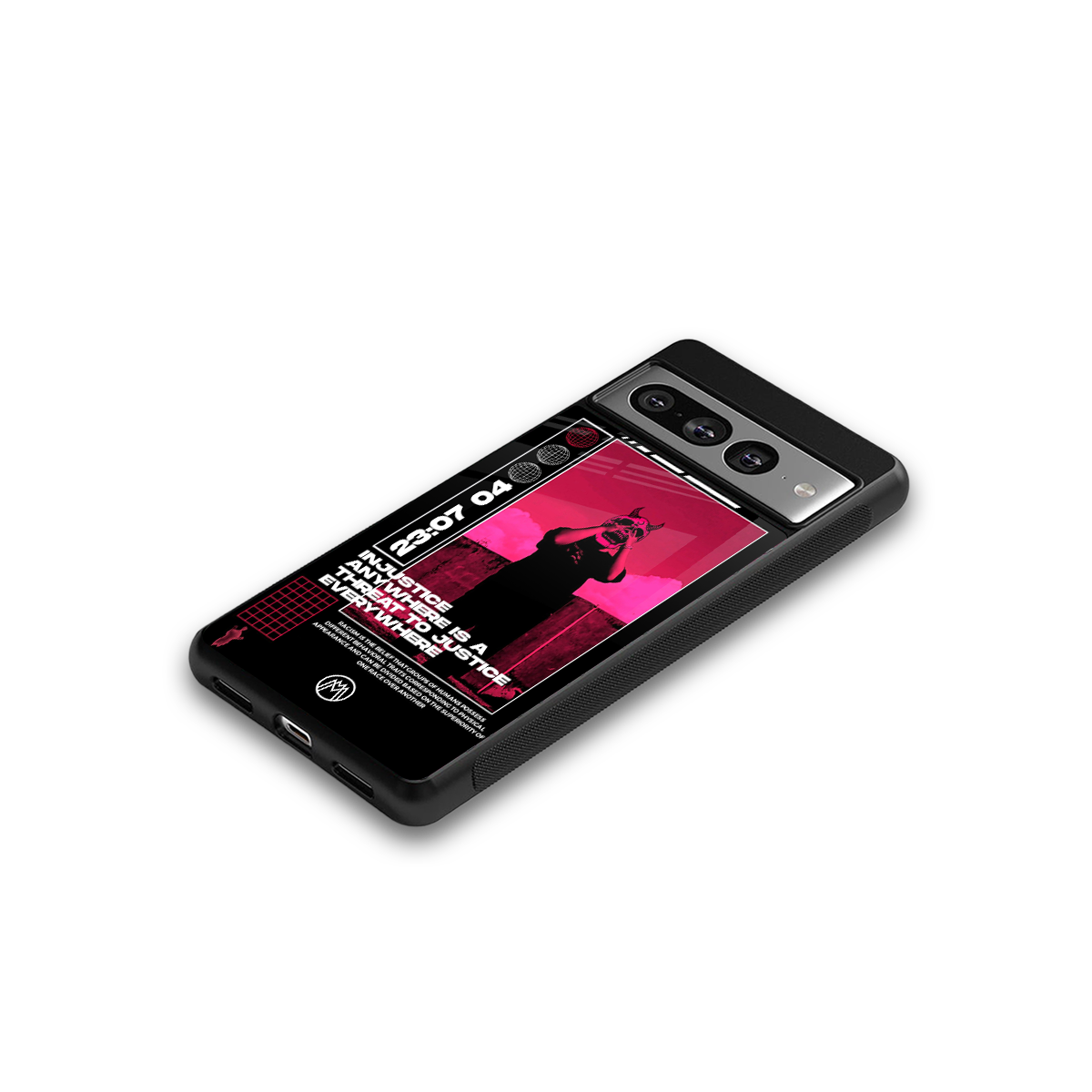 injustice back phone cover | glass case for google pixel 7 pro