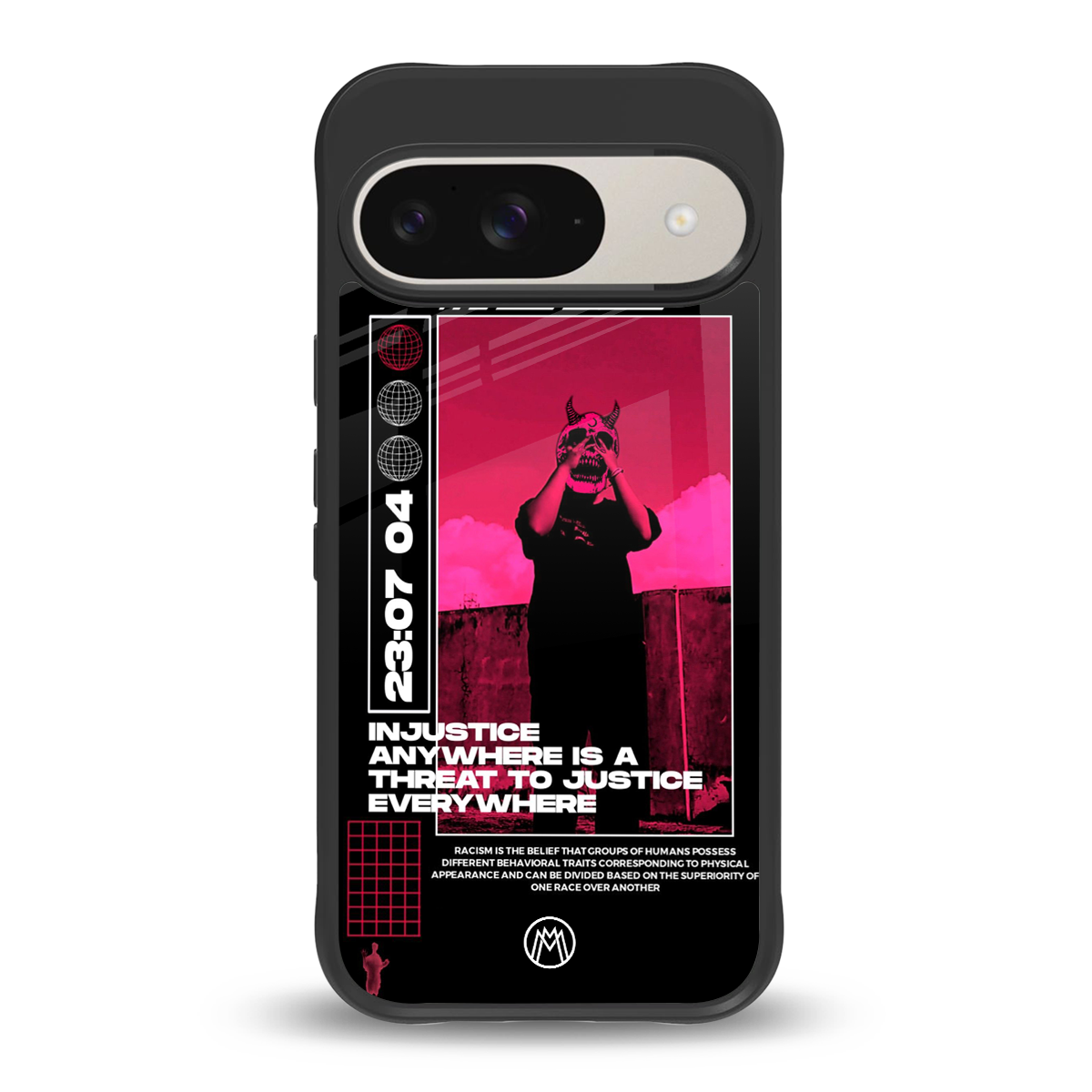 injustice back phone cover | glass case for google pixel 9