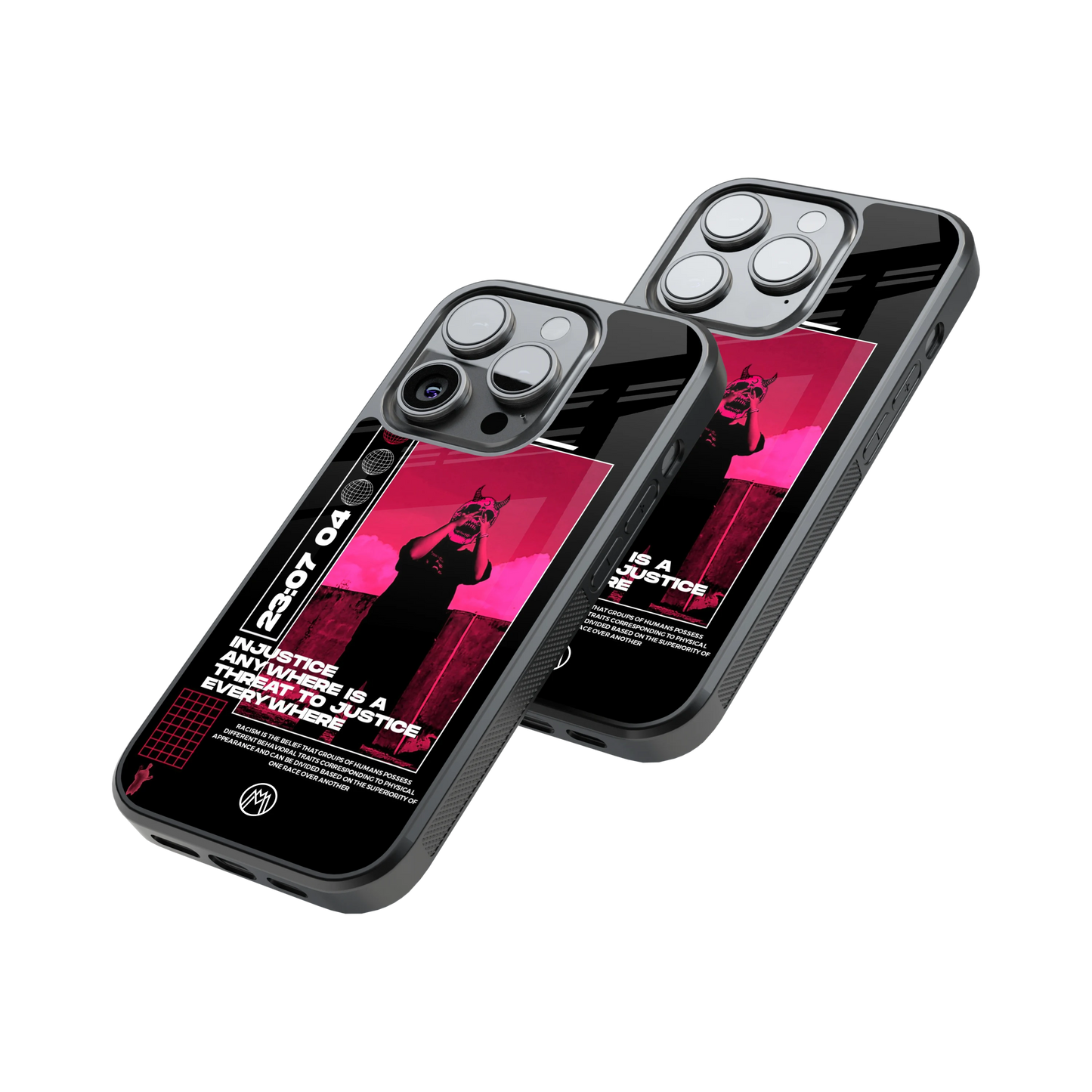 Protective Glass Back Phone Case Compatible with iPhone, Samsung, OnePlus, Pixel & More