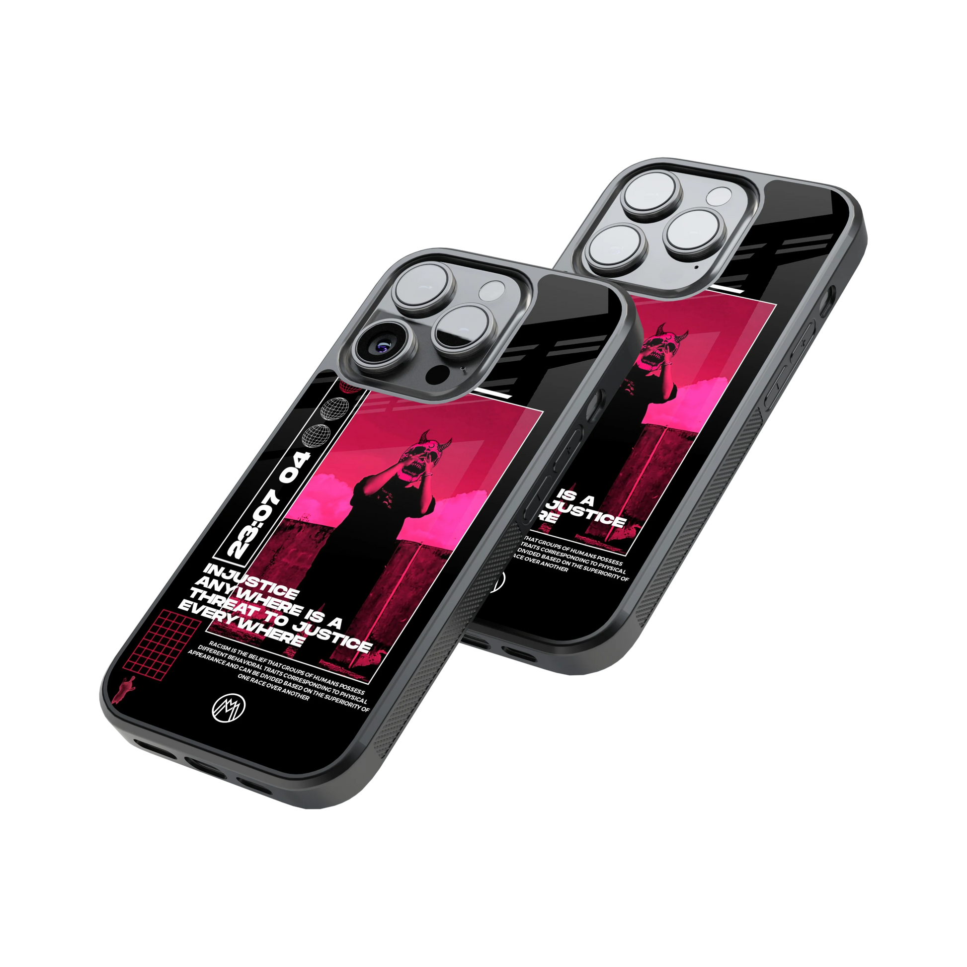 Protective Glass Back Phone Case Compatible with iPhone, Samsung, OnePlus, Pixel & More