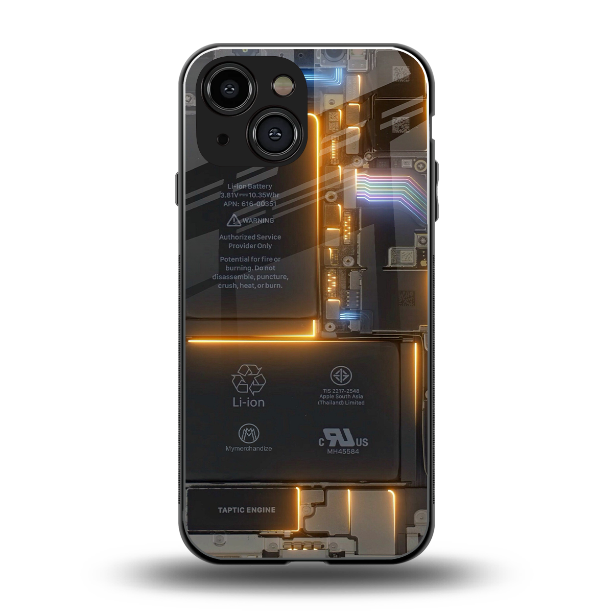 inside out back phone cover | glass case for iphone 13 mini