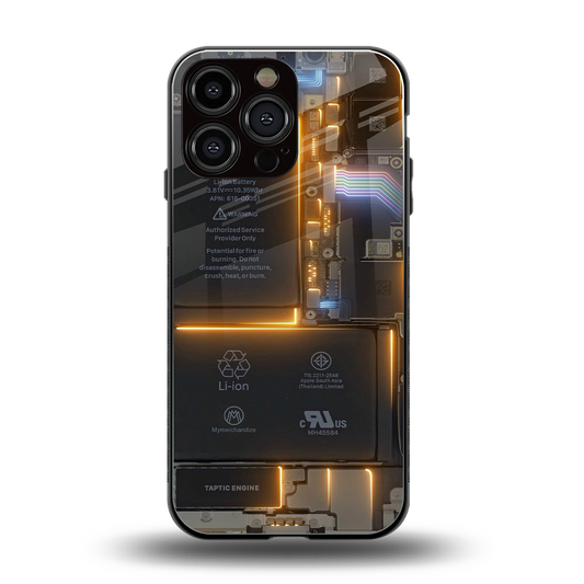 inside out back phone cover | glass case for iphone 14 pro max