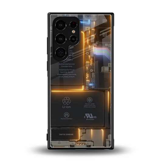 inside out back phone cover | glass case for samsung galaxy s24 ultra
