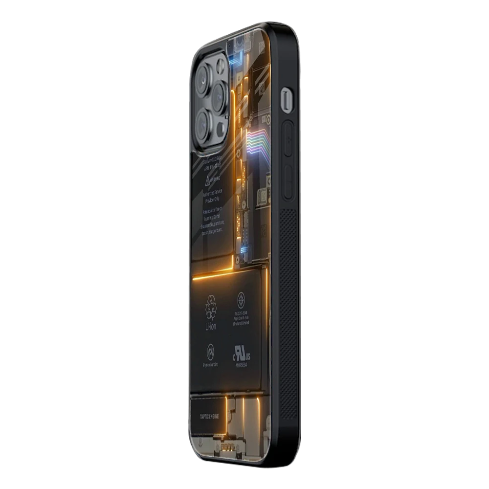 Slim Glass Back Phone Case for Multiple Brands โ iPhone, Samsung, Redmi, OnePlus, Oppo, Vivo