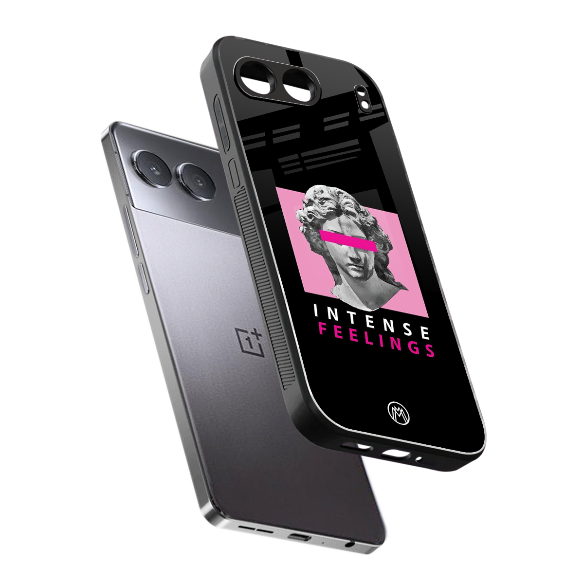 intense feelings back phone cover | glass case for oneplus nord 4