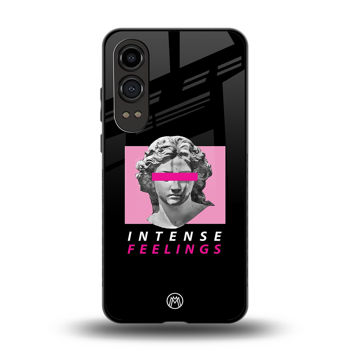intense feelings back phone cover | glass case for oneplus nord ce 4 lite