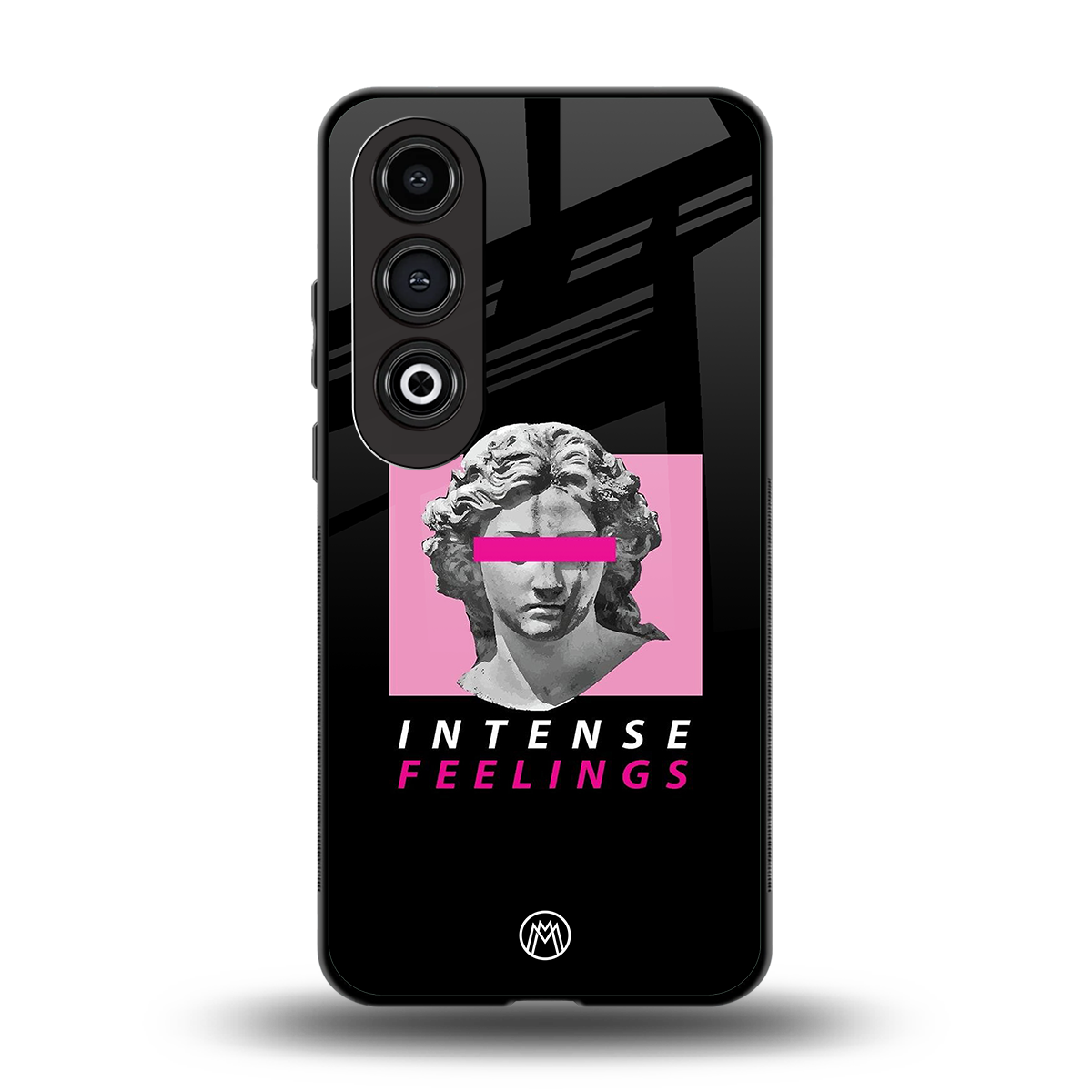 intense feelings back phone cover | glass case for oneplus nord ce 4