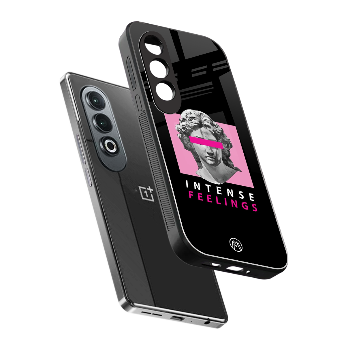 intense feelings back phone cover | glass case for oneplus nord ce 4