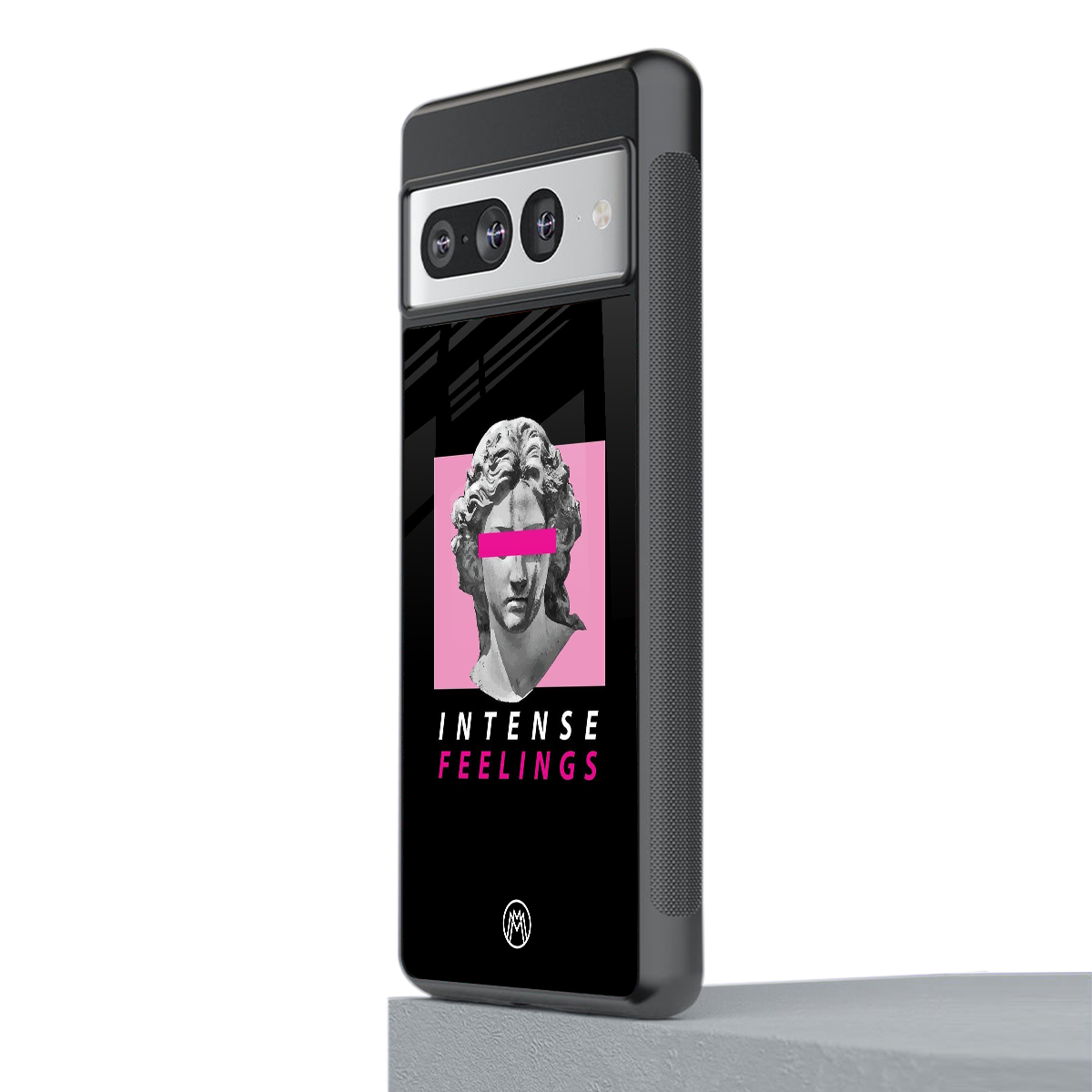 intense feelings back phone cover | glass case for google pixel 7 pro