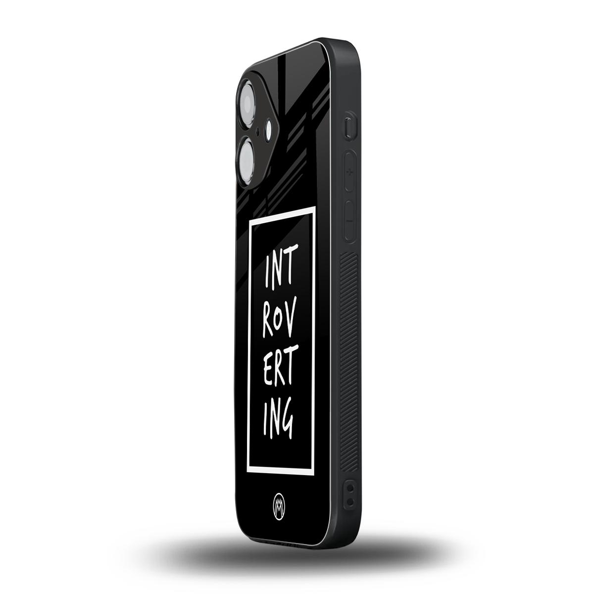 introverting back phone cover | glass case for iphone 16