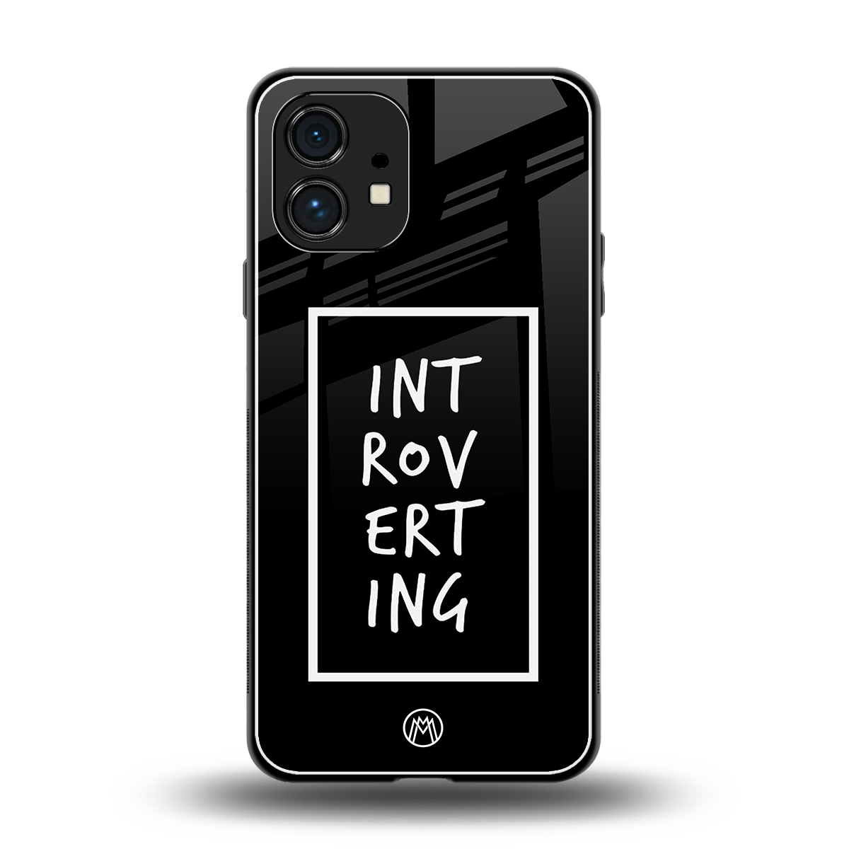 introverting back phone cover | glass case for nothing phone 1
