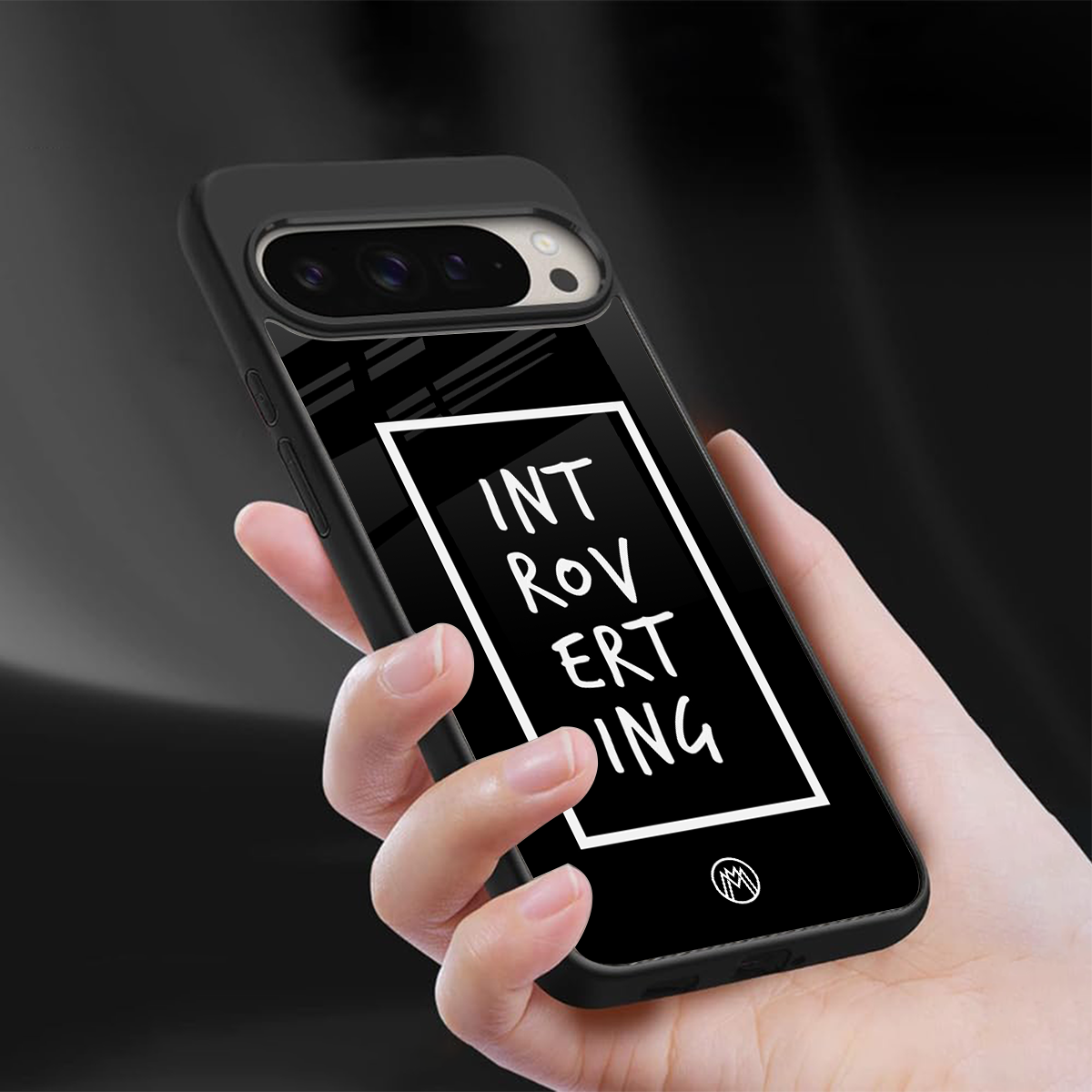 introverting back phone cover | glass case for google pixel 9 pro