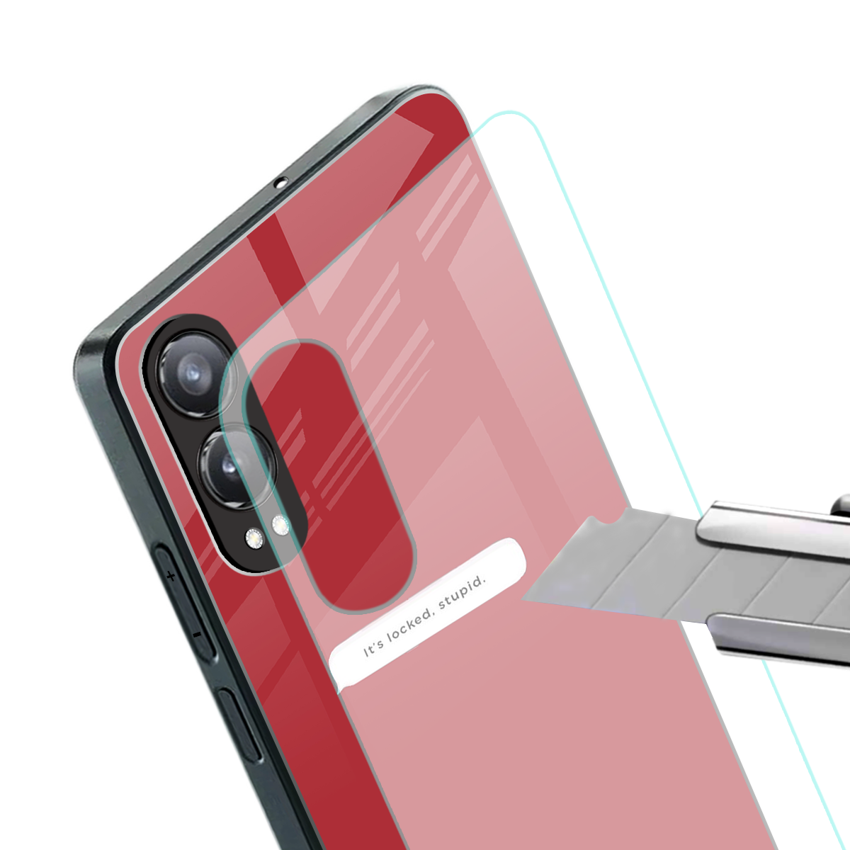 it's locked stupid back phone cover | glass case for oneplus nord ce 4 lite