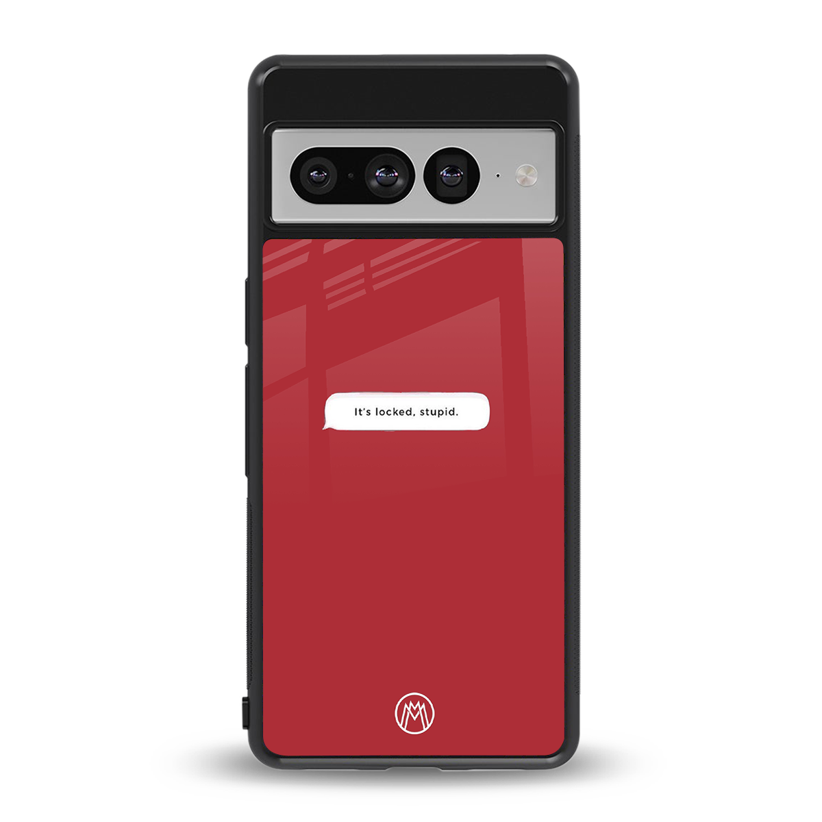 it's locked stupid back phone cover | glass case for google pixel 7 pro