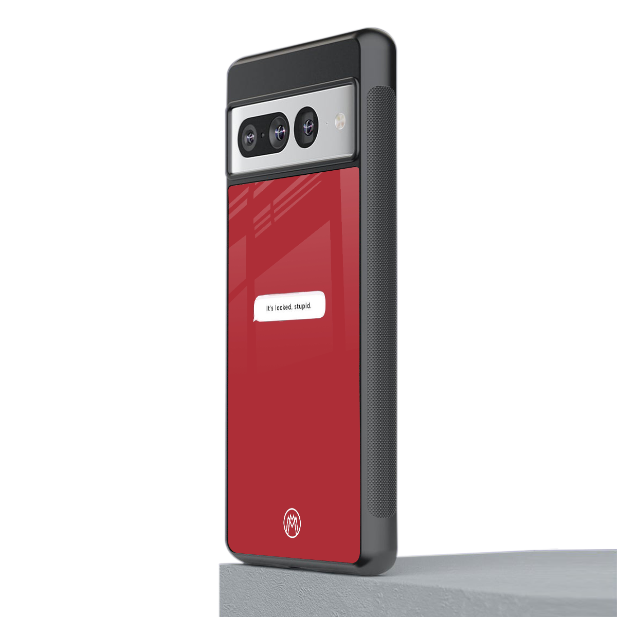 it's locked stupid back phone cover | glass case for google pixel 7 pro