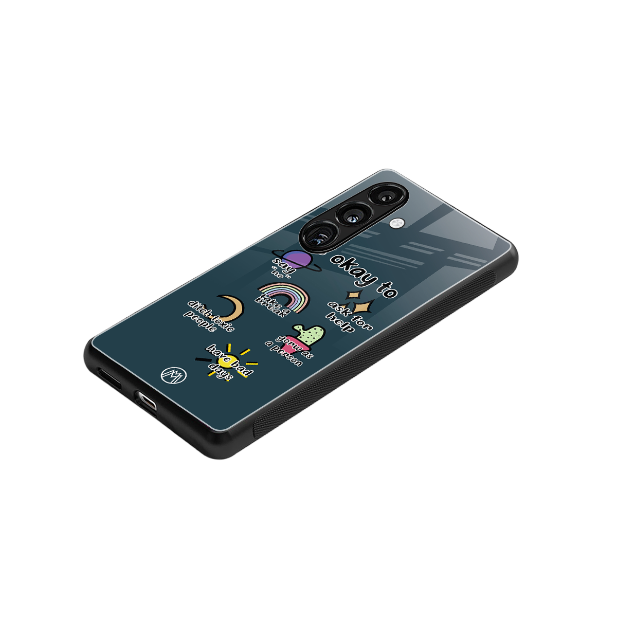 it's okay back phone cover | glass case for samsung galaxy s24 fe