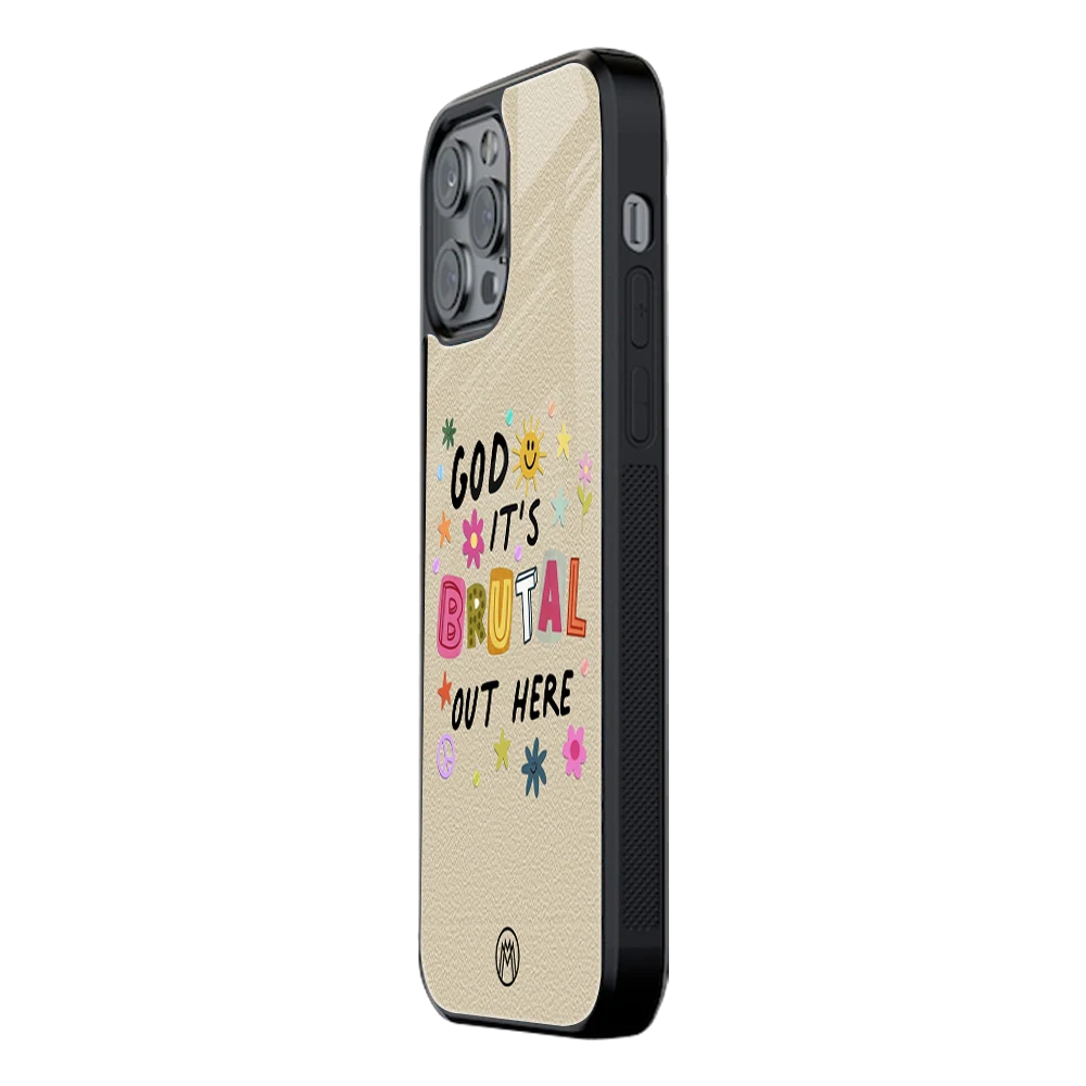 Slim Glass Back Phone Case for Multiple Brands โ iPhone, Samsung, Redmi, OnePlus, Oppo, Vivo
