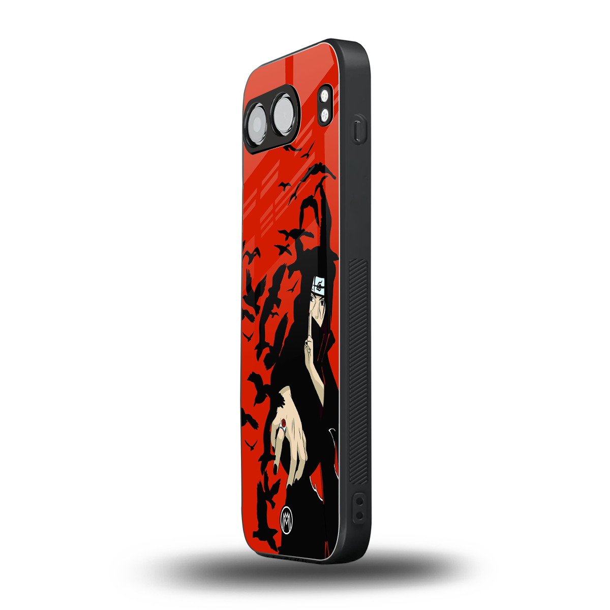 itachi uchiha red back phone cover | glass case for oneplus nord 4