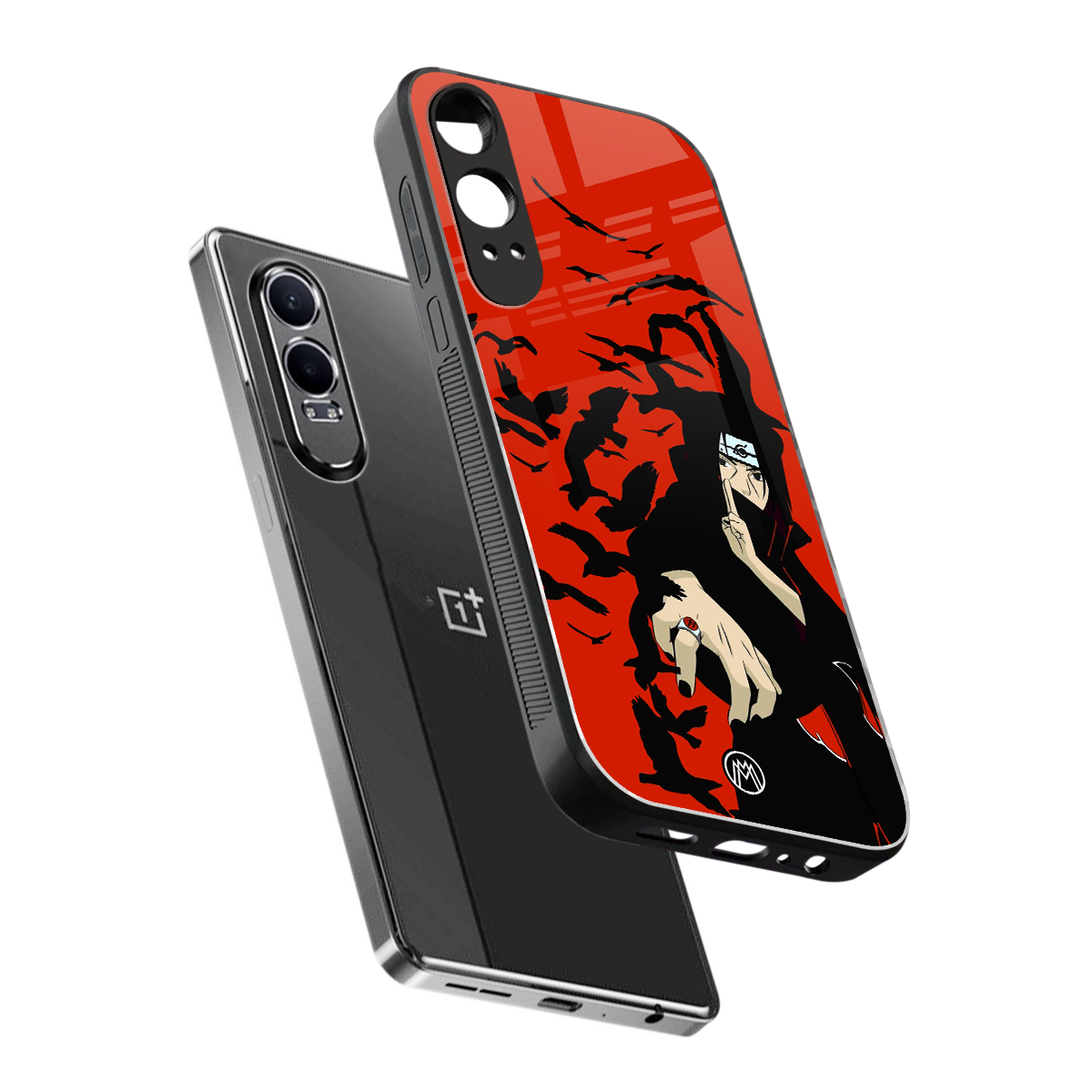 itachi uchiha red back phone cover | glass case for oneplus nord ce 4 lite