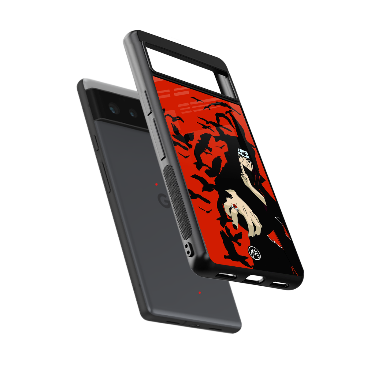 itachi uchiha red back phone cover | glass case for Google Pixel 6A