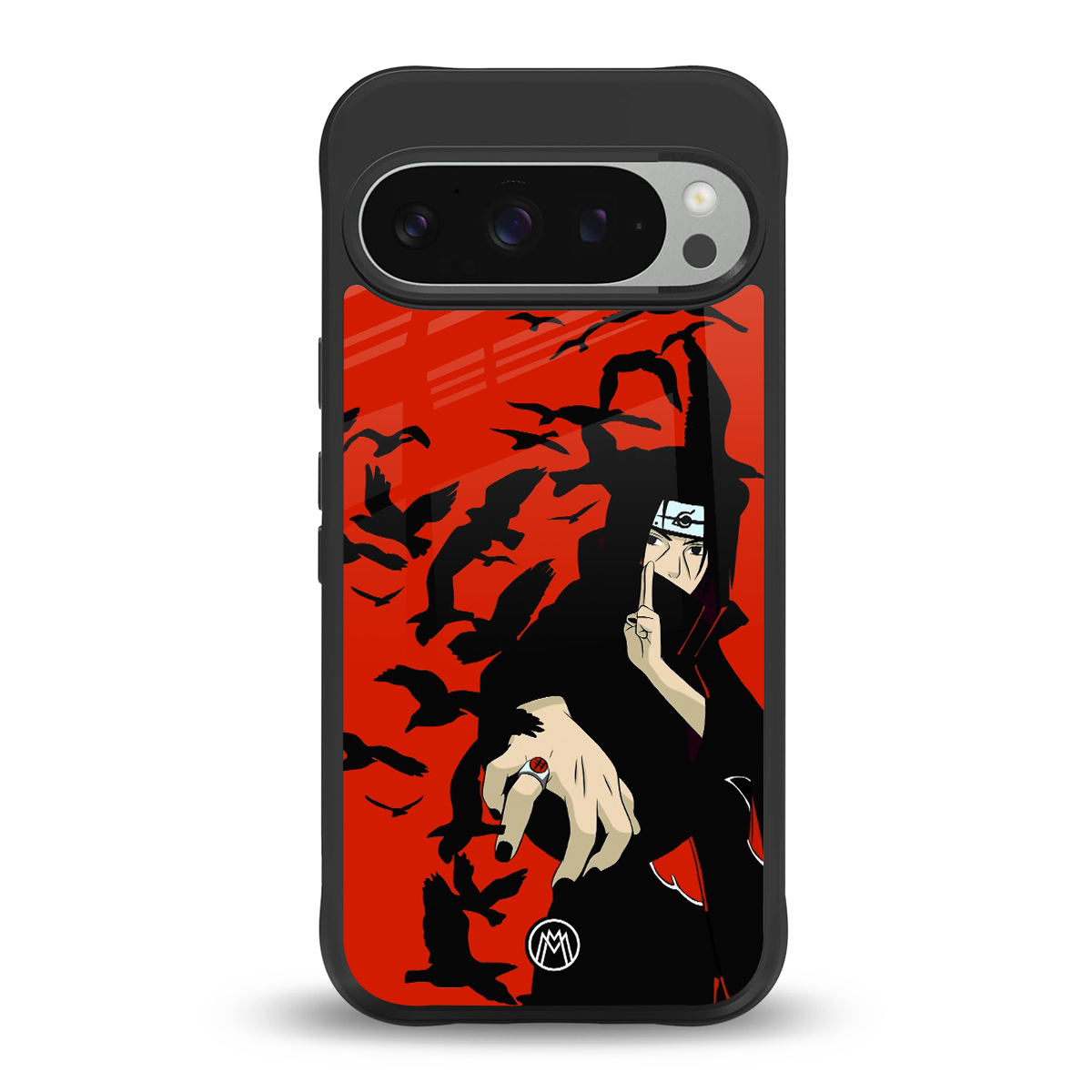 itachi uchiha red back phone cover | glass case for google pixel 9 pro xl