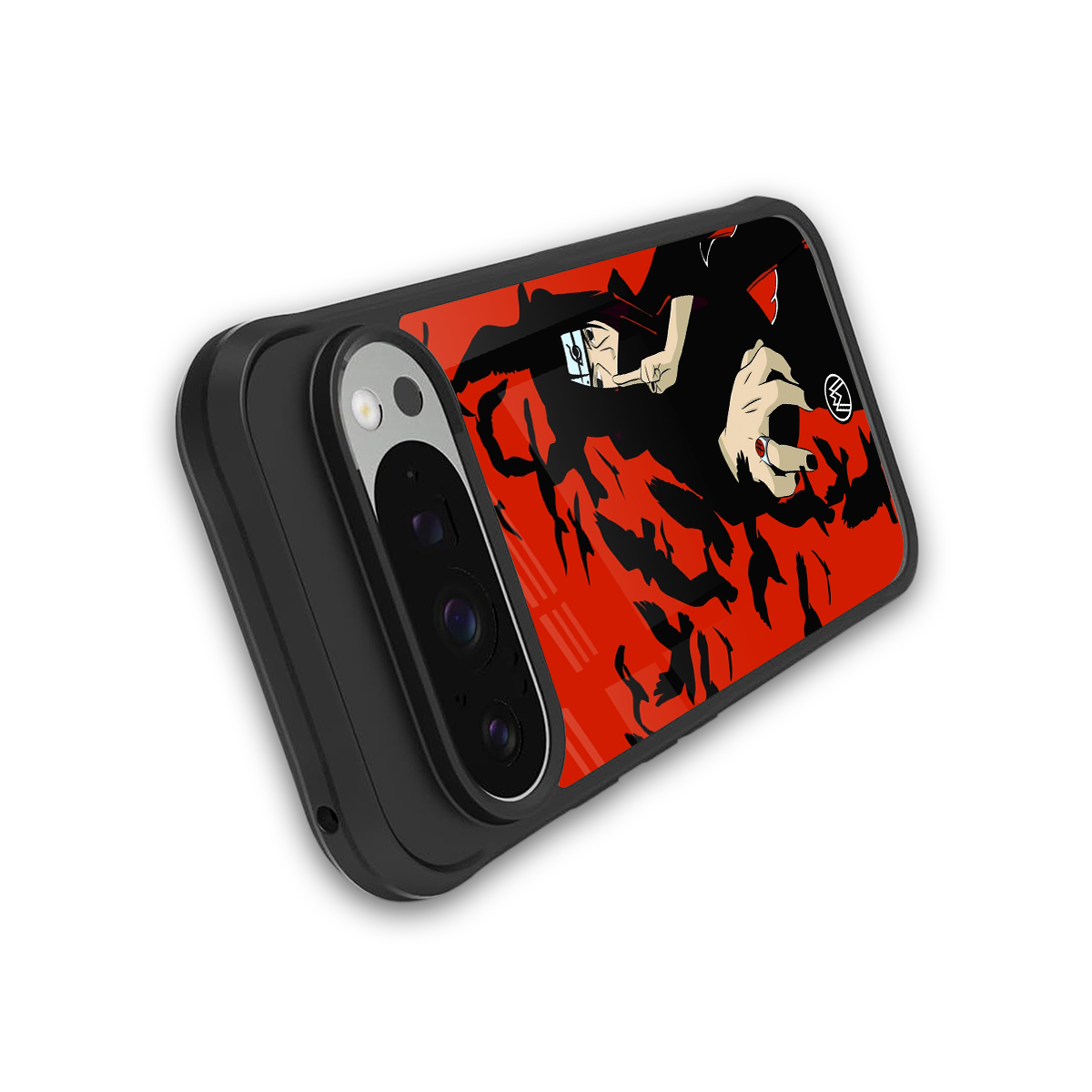 itachi uchiha red back phone cover | glass case for google pixel 9 pro