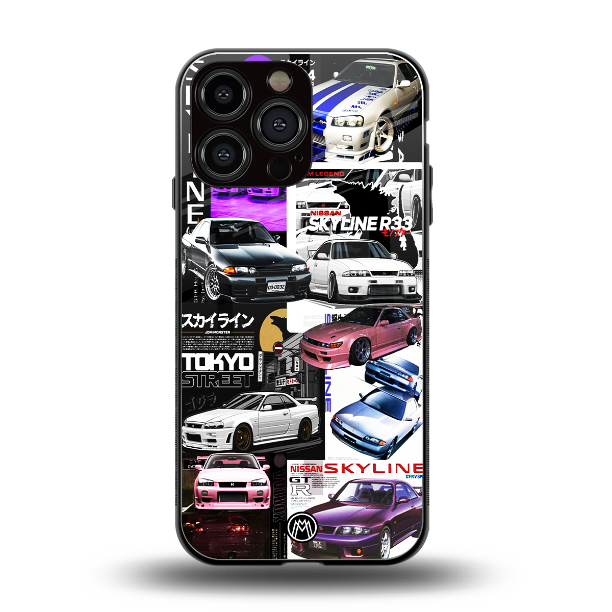 japan core back phone cover | glass case for iphone 14 pro max