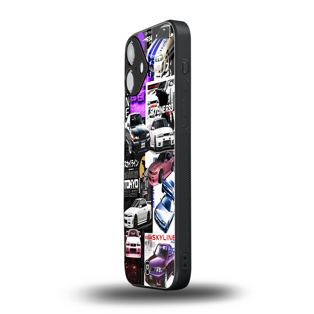 japan core back phone cover | glass case for iphone 16 plus