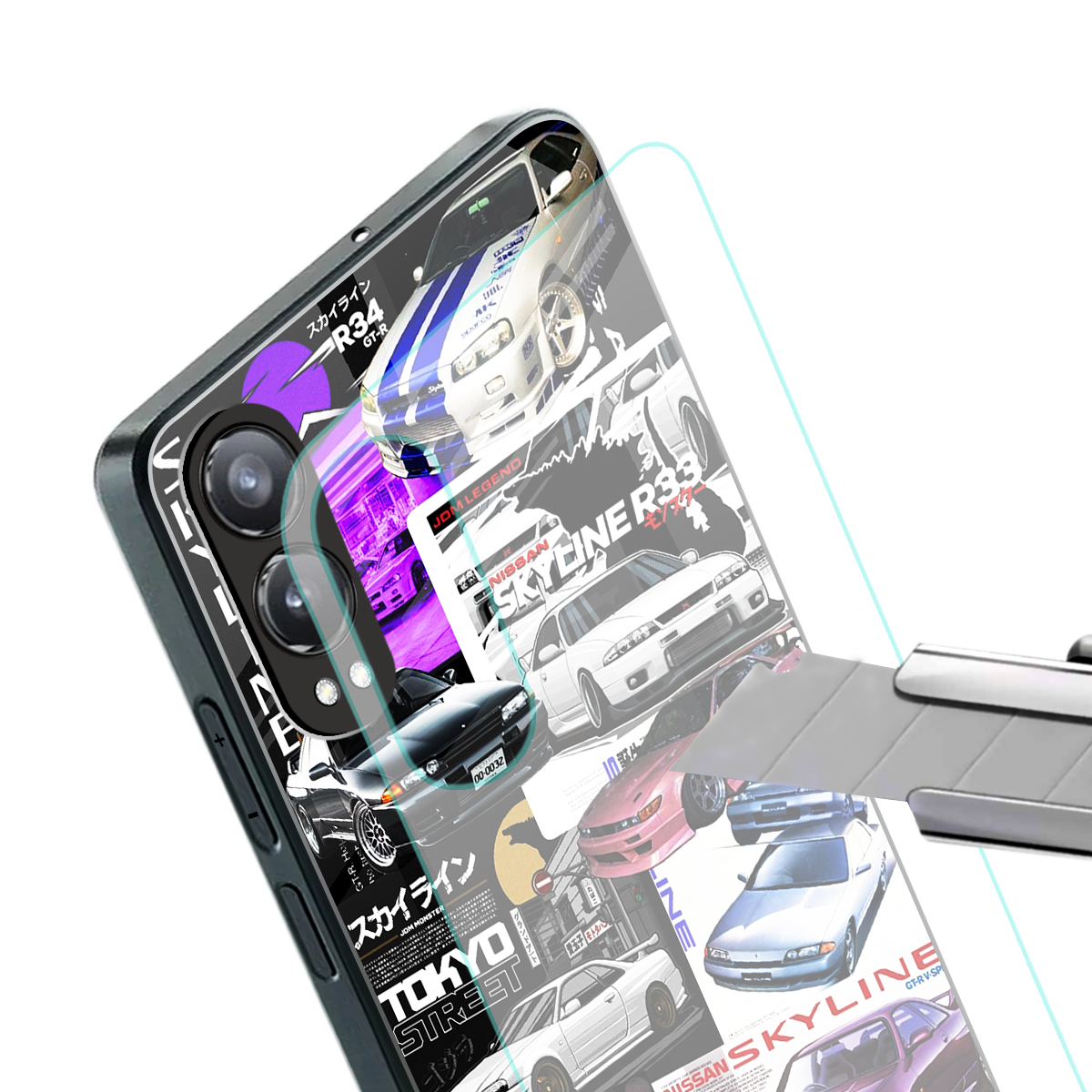 japan core back phone cover | glass case for oneplus nord ce 4 lite