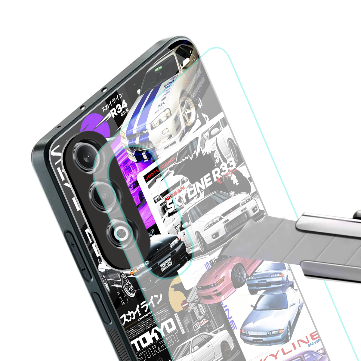 japan core back phone cover | glass case for oneplus nord ce 4
