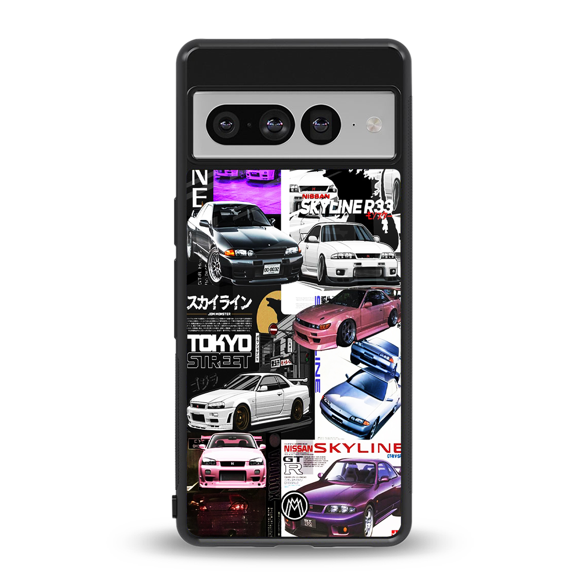japan core back phone cover | glass case for google pixel 7 pro