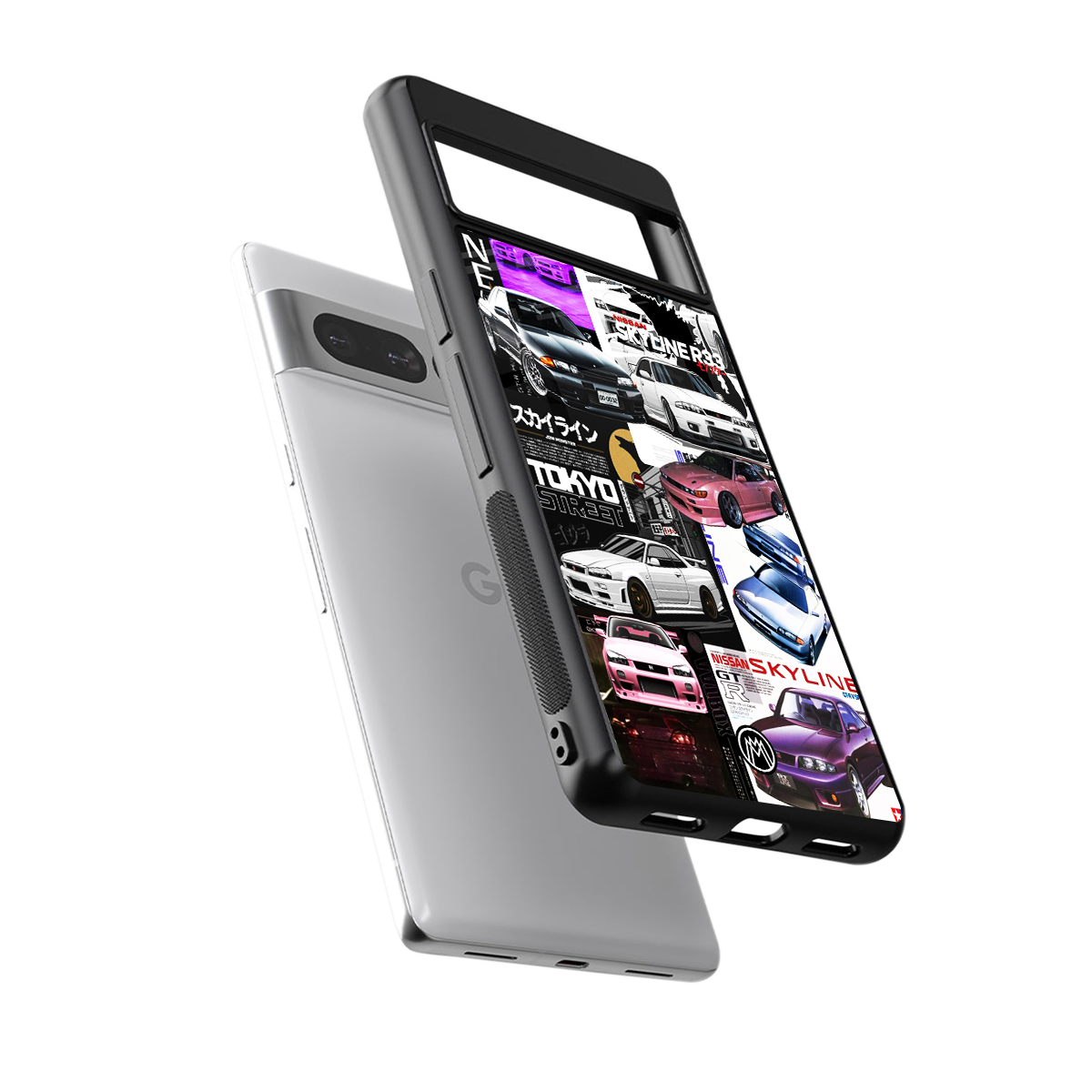 japan core back phone cover | glass case for google pixel 7 pro