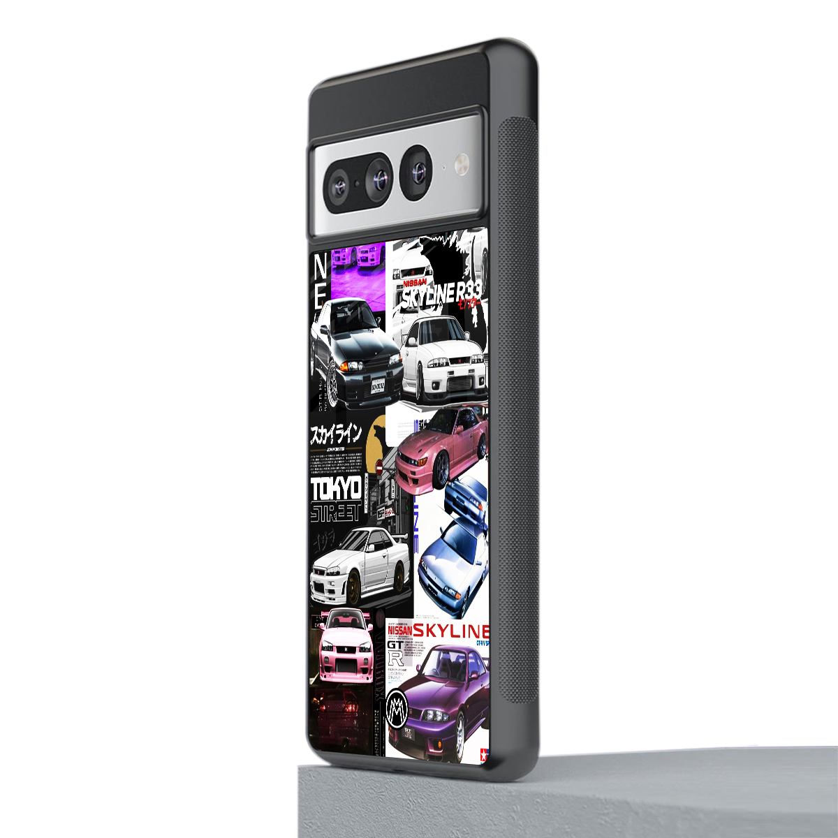 japan core back phone cover | glass case for google pixel 7 pro