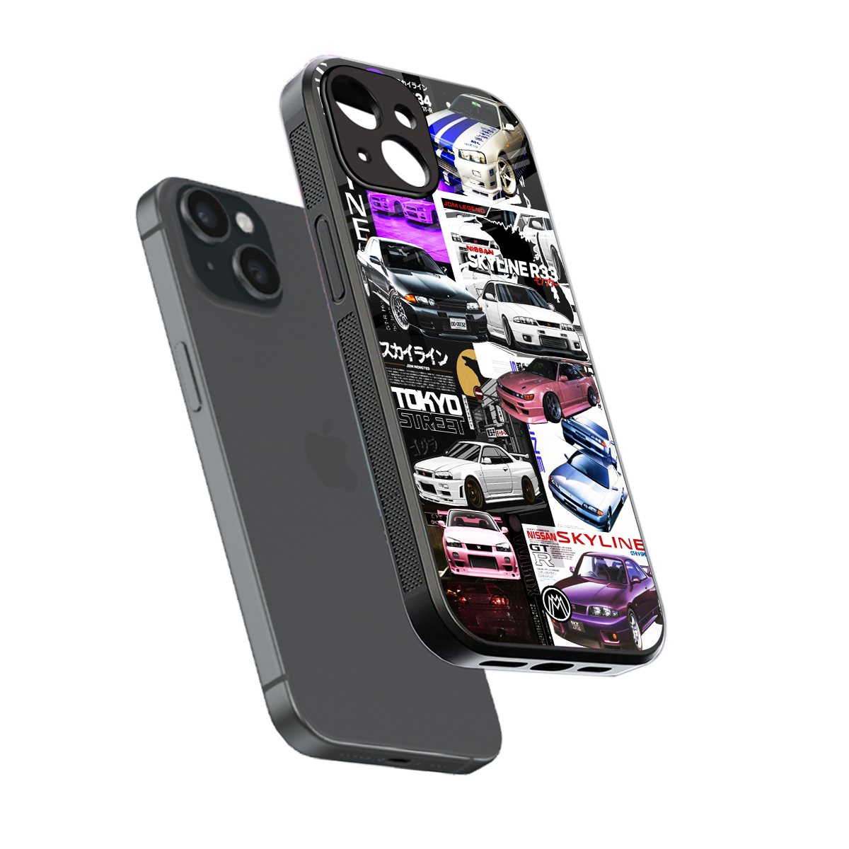 japan core back phone cover | glass case for iphone 15