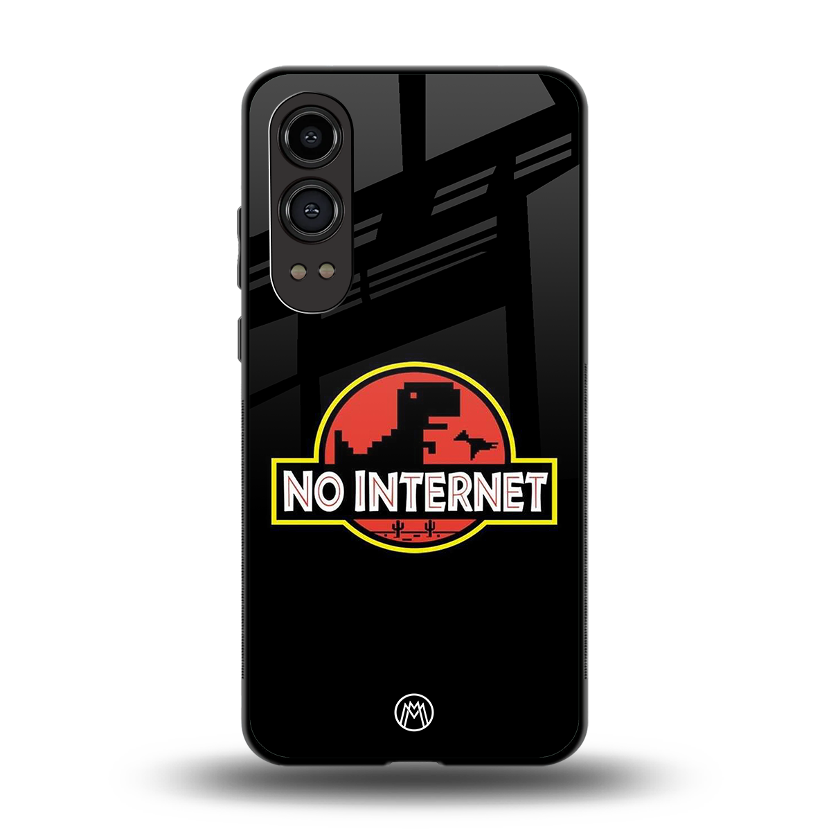 jurassic park no internet back phone cover | glass case for oneplus nord ce 4 lite