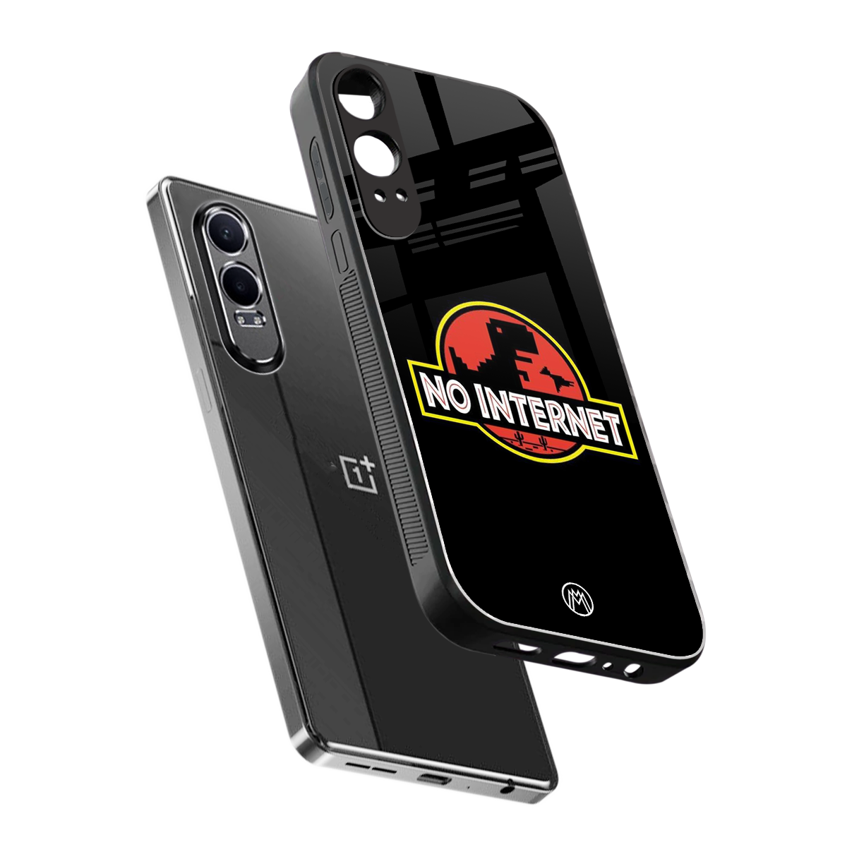 jurassic park no internet back phone cover | glass case for oneplus nord ce 4 lite
