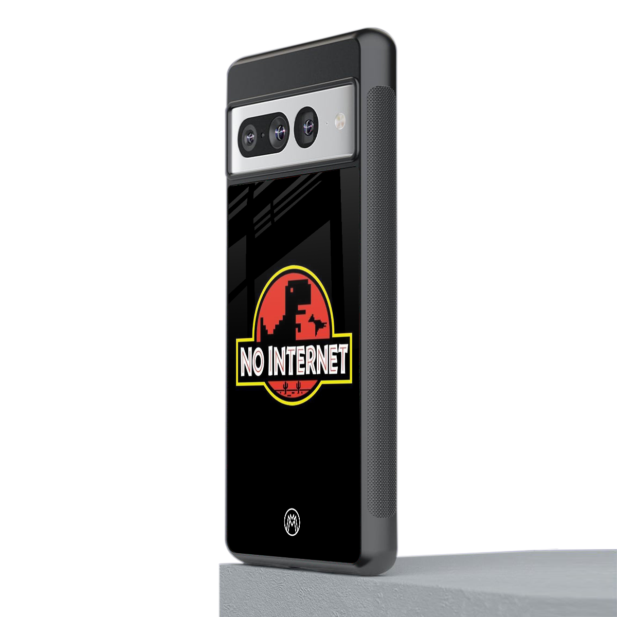 jurassic park no internet back phone cover | glass case for google pixel 7 pro
