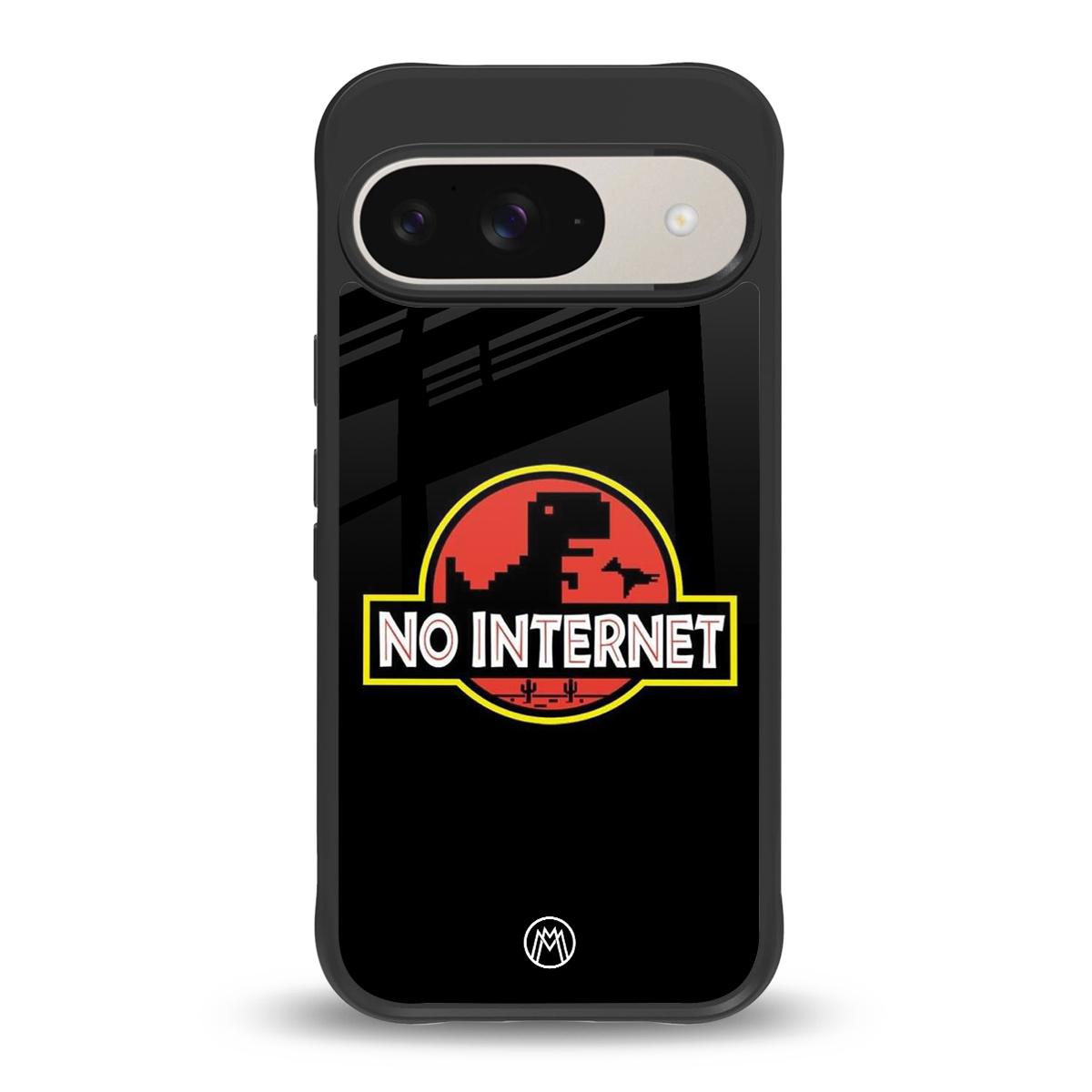 jurassic park no internet back phone cover | glass case for google pixel 9