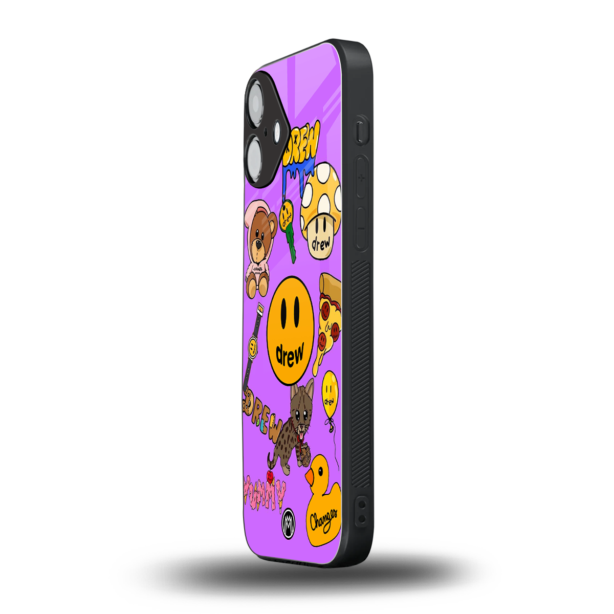 justin bieber back phone cover | glass case for iphone 16 plus