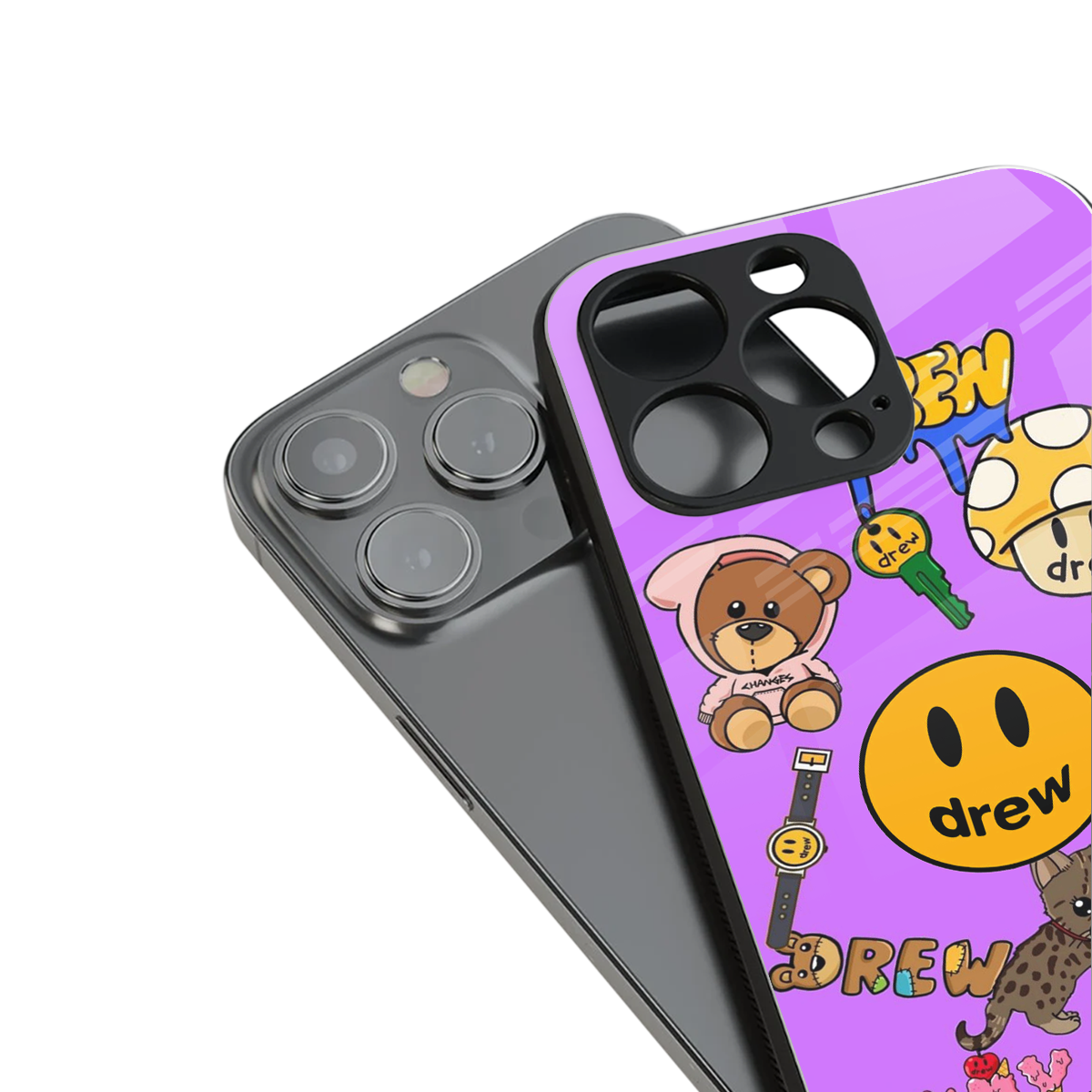 justin bieber back phone cover | glass case for iphone 16 pro max