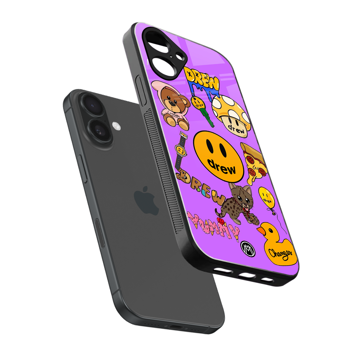 justin bieber back phone cover | glass case for iphone 16
