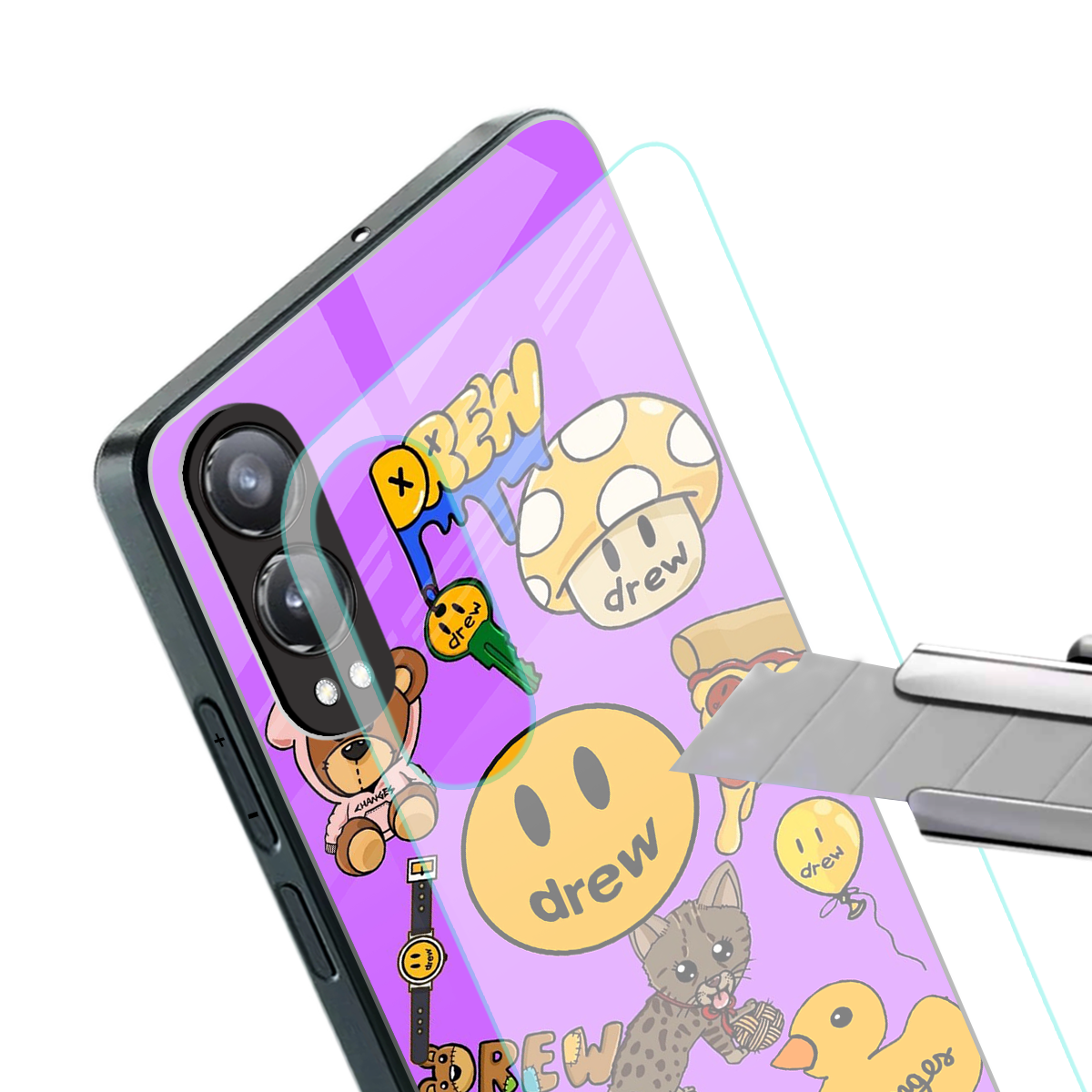justin bieber back phone cover | glass case for oneplus nord ce 4 lite