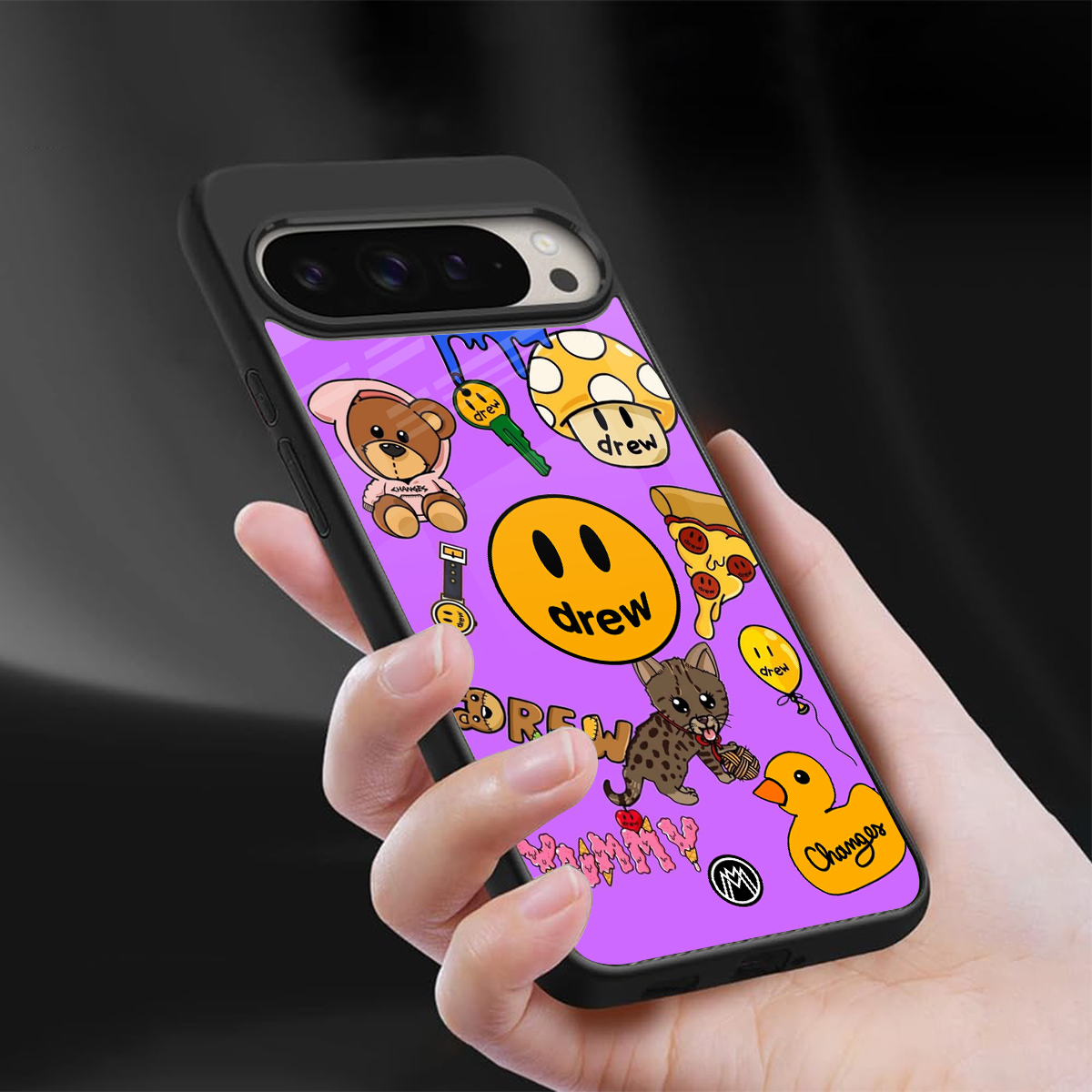 justin bieber back phone cover | glass case for google pixel 9 pro