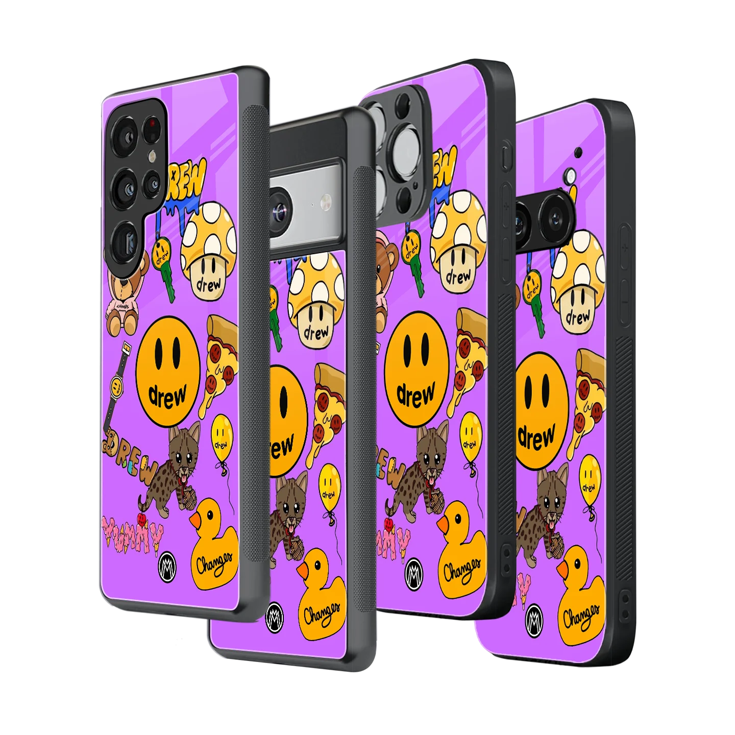 Stylish Glass Back Case for All Smartphones โ iPhone, Samsung, OnePlus, Pixel, Redmi, Oppo, Vivo, Motorola