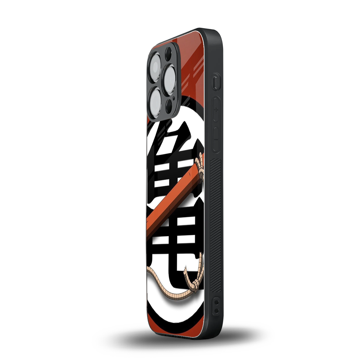kakarot back phone cover | glass case for iphone 14 pro